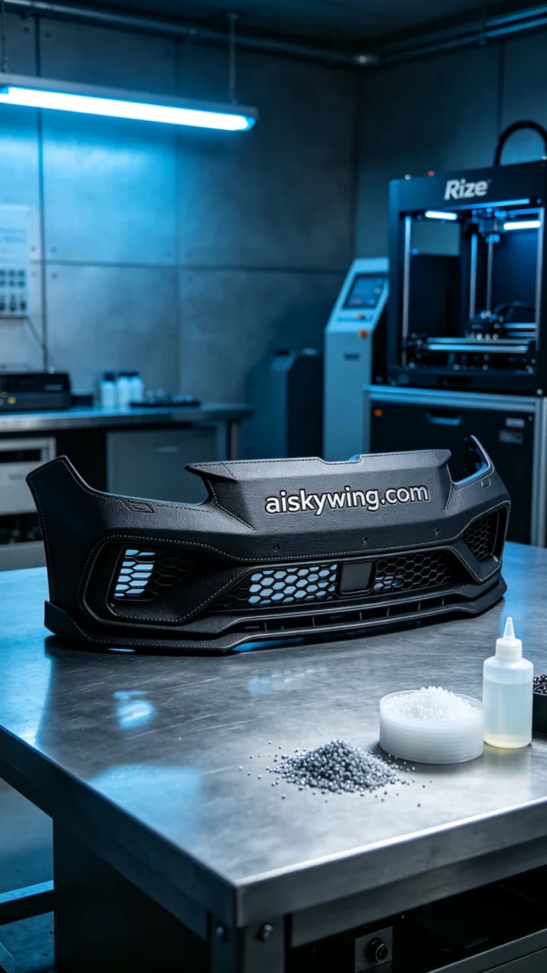 0736-Front bumper decoration - Aiskywing Industrial 3D Printing Showcase 内容图4 Zhongshan Skywing 3D Technology Co.,LTD | 中山市天翼三维科技有限公司 0736-Front bumper decoration - Aiskywing Industrial 3D Printing Showcase CNC-高精度加工 (CNC-HP) 图4张