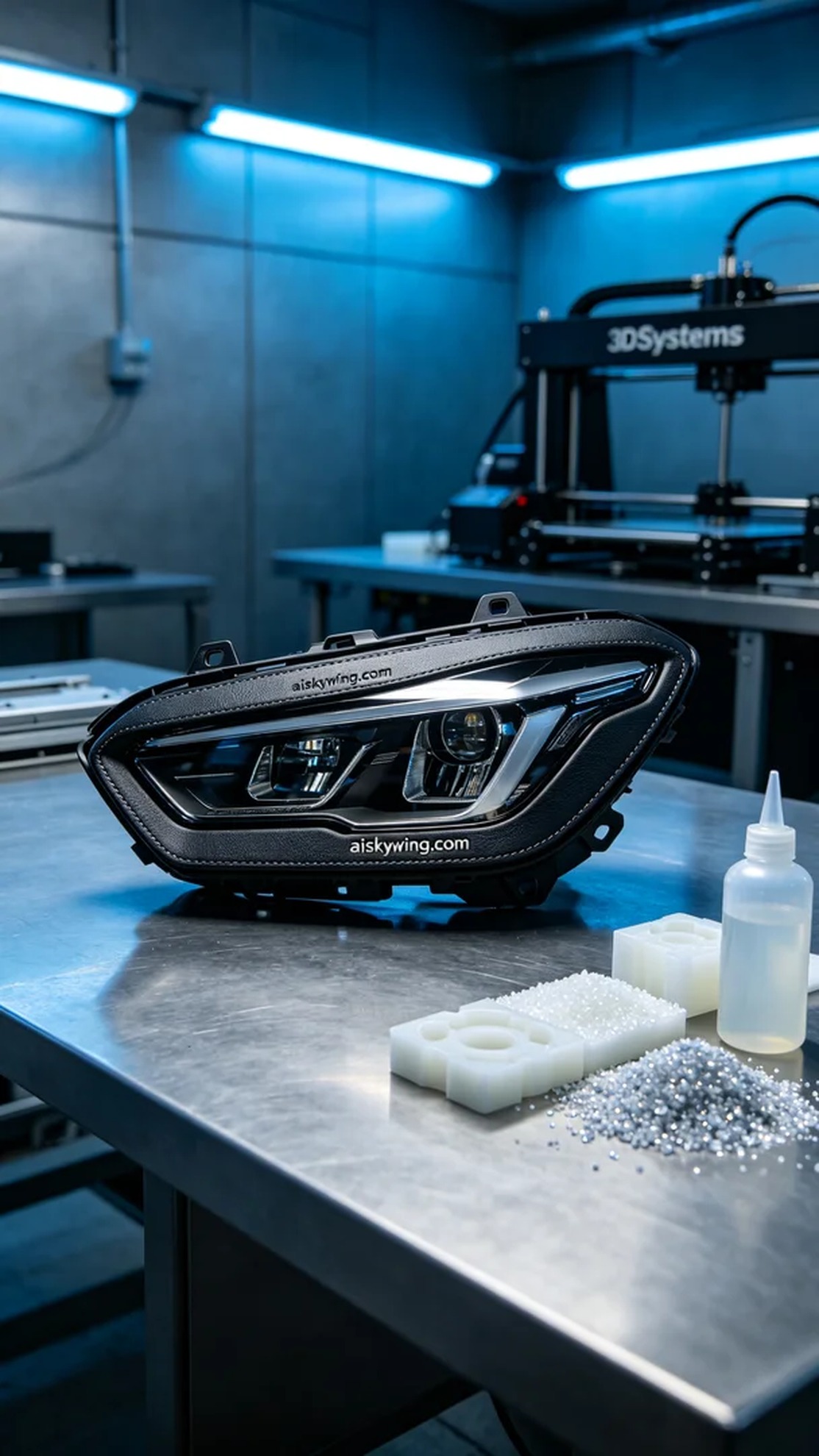0737-Headlight decorative frame - Aiskywing Industrial 3D Printing Showcase 内容图2 Zhongshan Skywing 3D Technology Co.,LTD | 中山市天翼三维科技有限公司 0737-Headlight decorative frame - Aiskywing Industrial 3D Printing Showcase CNC-高精度加工 (CNC-HP) 图2张
