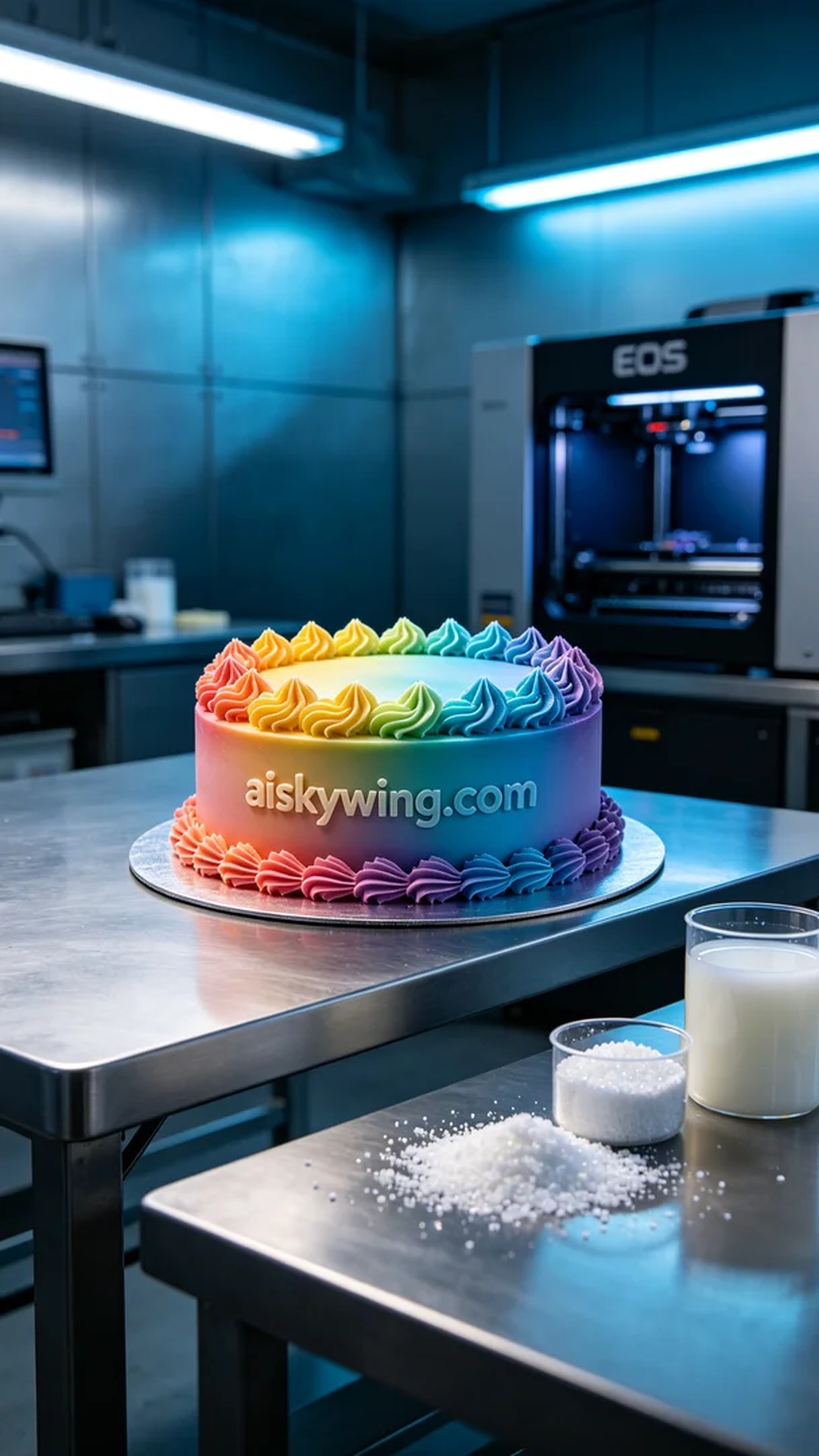 0493-Full-color 3D printed cake model - Aiskywing Industrial 3D Printing Showcase