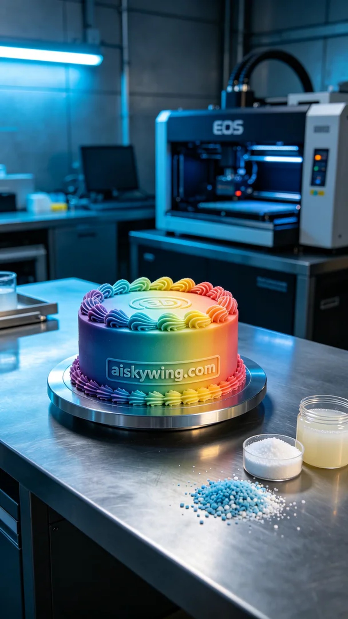 0493-Full-color 3D printed cake model - Aiskywing Industrial 3D Printing Showcase 内容图2 Zhongshan Skywing 3D Technology Co.,LTD | 中山市天翼三维科技有限公司 0493-Full-color 3D printed cake model - Aiskywing Industrial 3D Printing Showcase 全彩3DP-彩色模型 (FC-3DP) 图2张