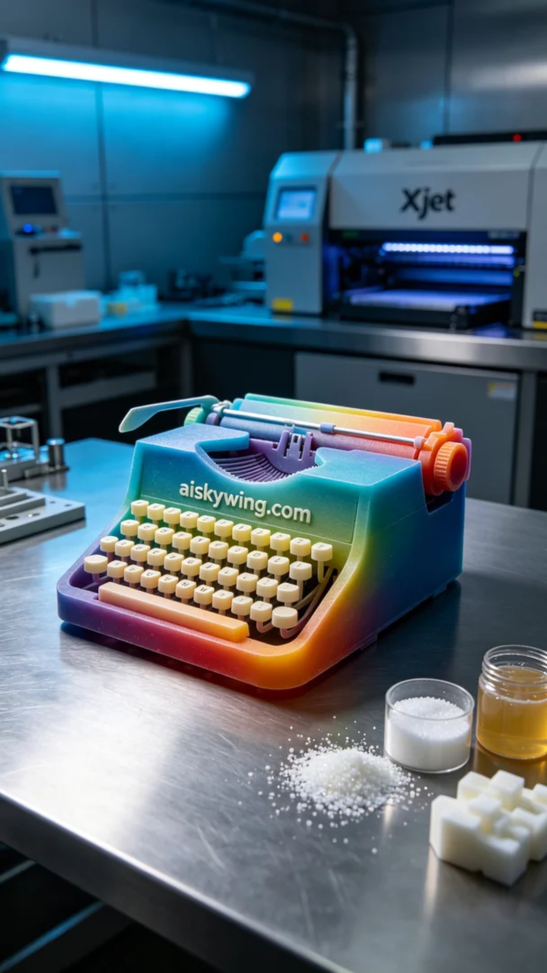 1074-Full-color 3D printer model - Aiskywing Industrial 3D Printing Showcase