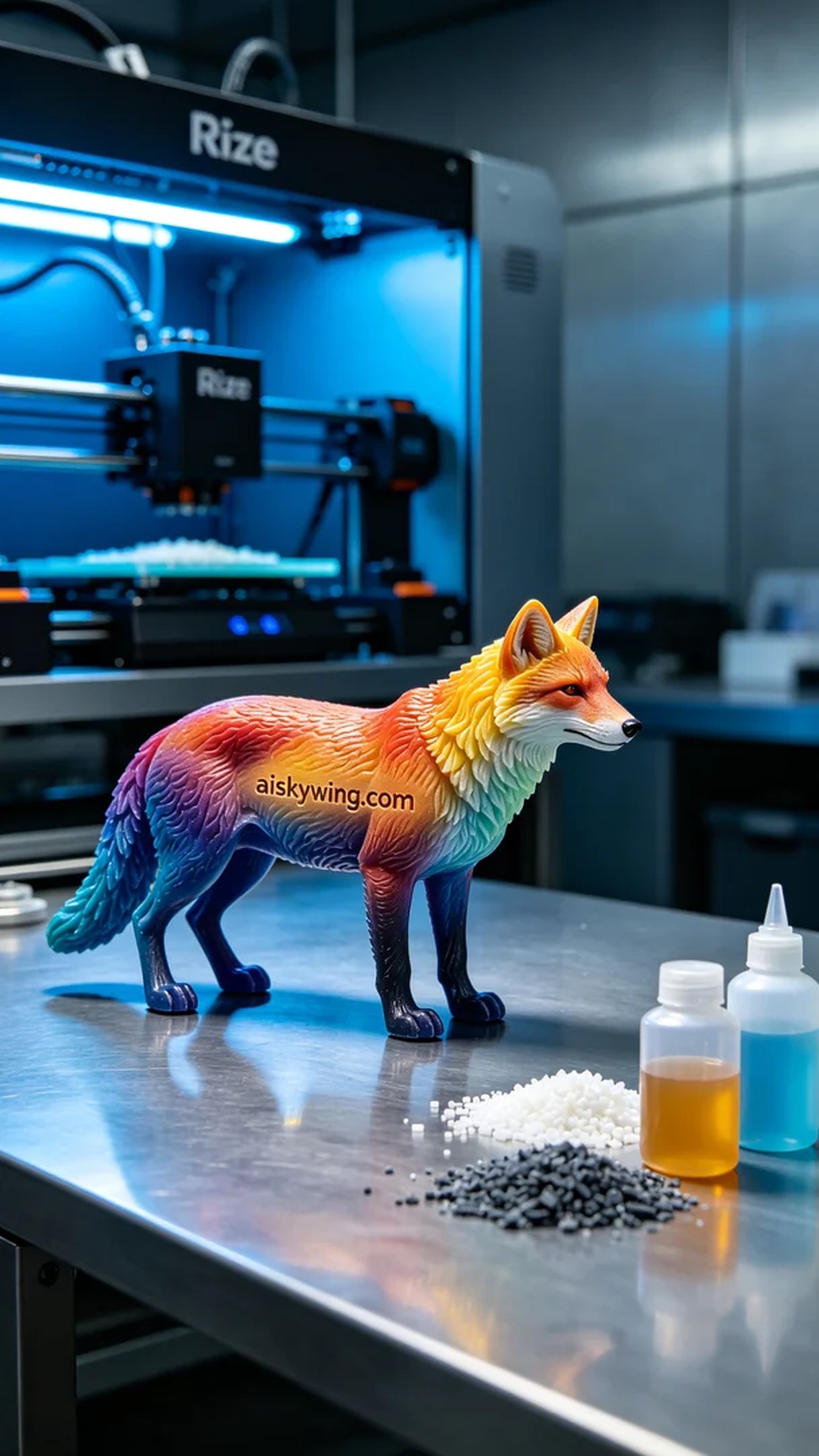 0444-Full-color 3D printed animal models - Aiskywing Industrial 3D Printing Showcase