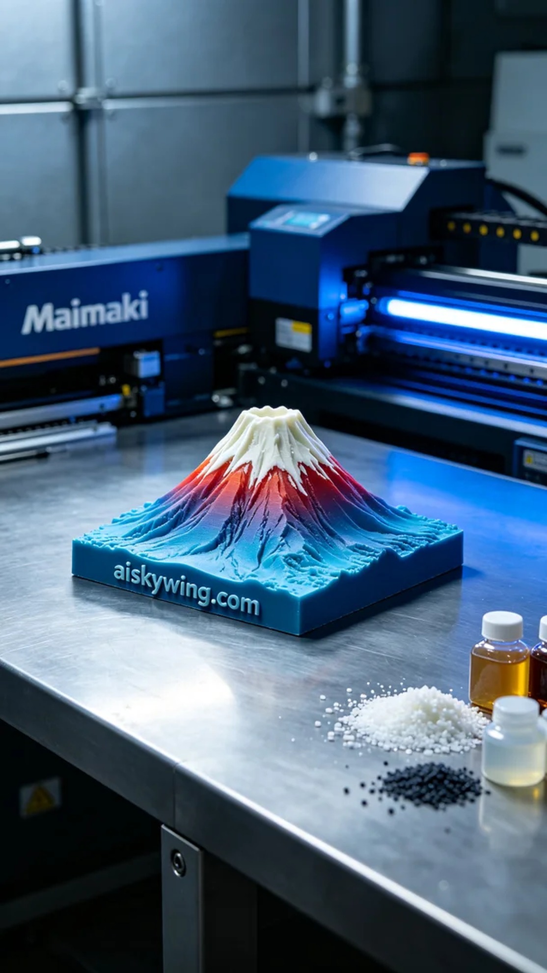0463-Full-color 3D printed Mount Fuji model - Aiskywing Industrial 3D Printing Showcase 内容图3 Zhongshan Skywing 3D Technology Co.,LTD | 中山市天翼三维科技有限公司 0463-Full-color 3D printed Mount Fuji model - Aiskywing Industrial 3D Printing Showcase 全彩3DP-彩色模型 (FC-3DP) 图3张