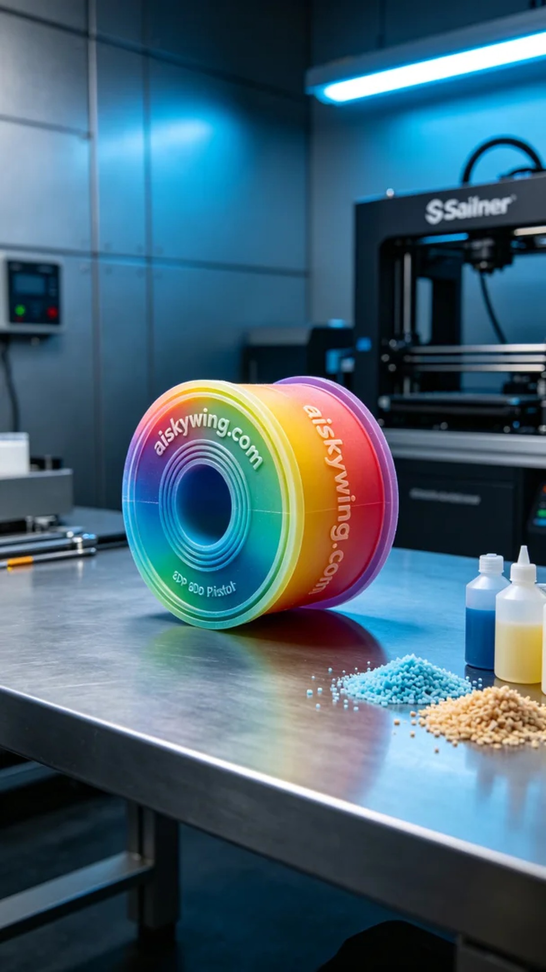 0505-Full-color 3D printed drum model - Aiskywing Industrial 3D Printing Showcase 内容图2 Zhongshan Skywing 3D Technology Co.,LTD | 中山市天翼三维科技有限公司 0505-Full-color 3D printed drum model - Aiskywing Industrial 3D Printing Showcase 全彩3DP-彩色模型 (FC-3DP) 图2张