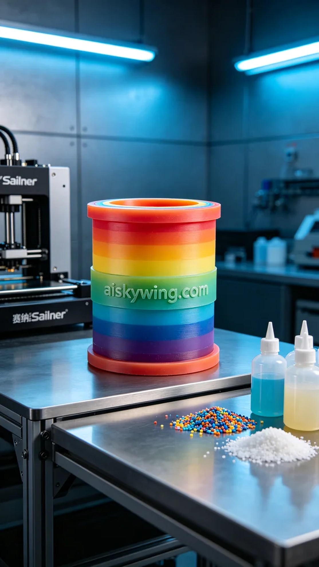 0505-Full-color 3D printed drum model - Aiskywing Industrial 3D Printing Showcase 内容图3 Zhongshan Skywing 3D Technology Co.,LTD | 中山市天翼三维科技有限公司 0505-Full-color 3D printed drum model - Aiskywing Industrial 3D Printing Showcase 全彩3DP-彩色模型 (FC-3DP) 图3张