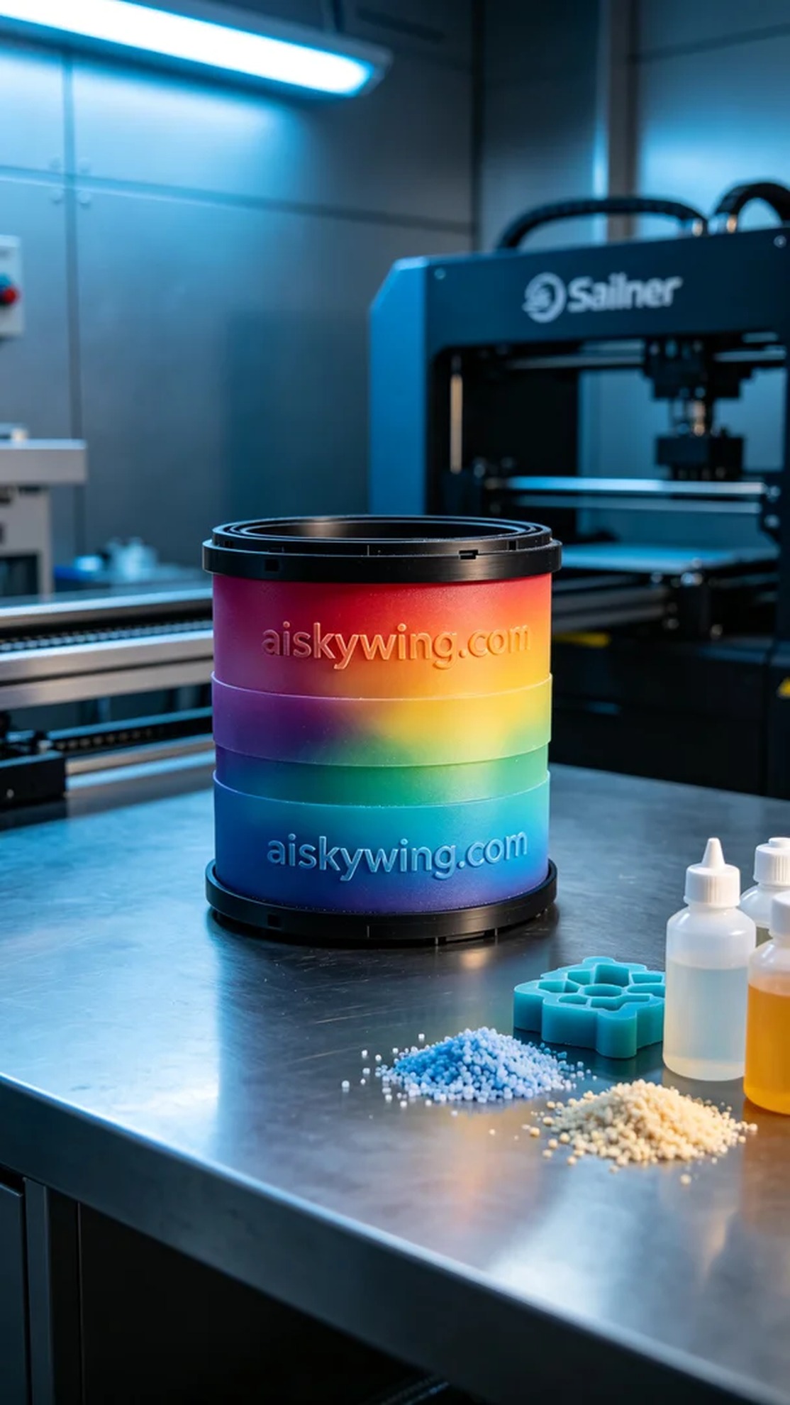 0505-Full-color 3D printed drum model - Aiskywing Industrial 3D Printing Showcase 内容图4 Zhongshan Skywing 3D Technology Co.,LTD | 中山市天翼三维科技有限公司 0505-Full-color 3D printed drum model - Aiskywing Industrial 3D Printing Showcase 全彩3DP-彩色模型 (FC-3DP) 图4张
