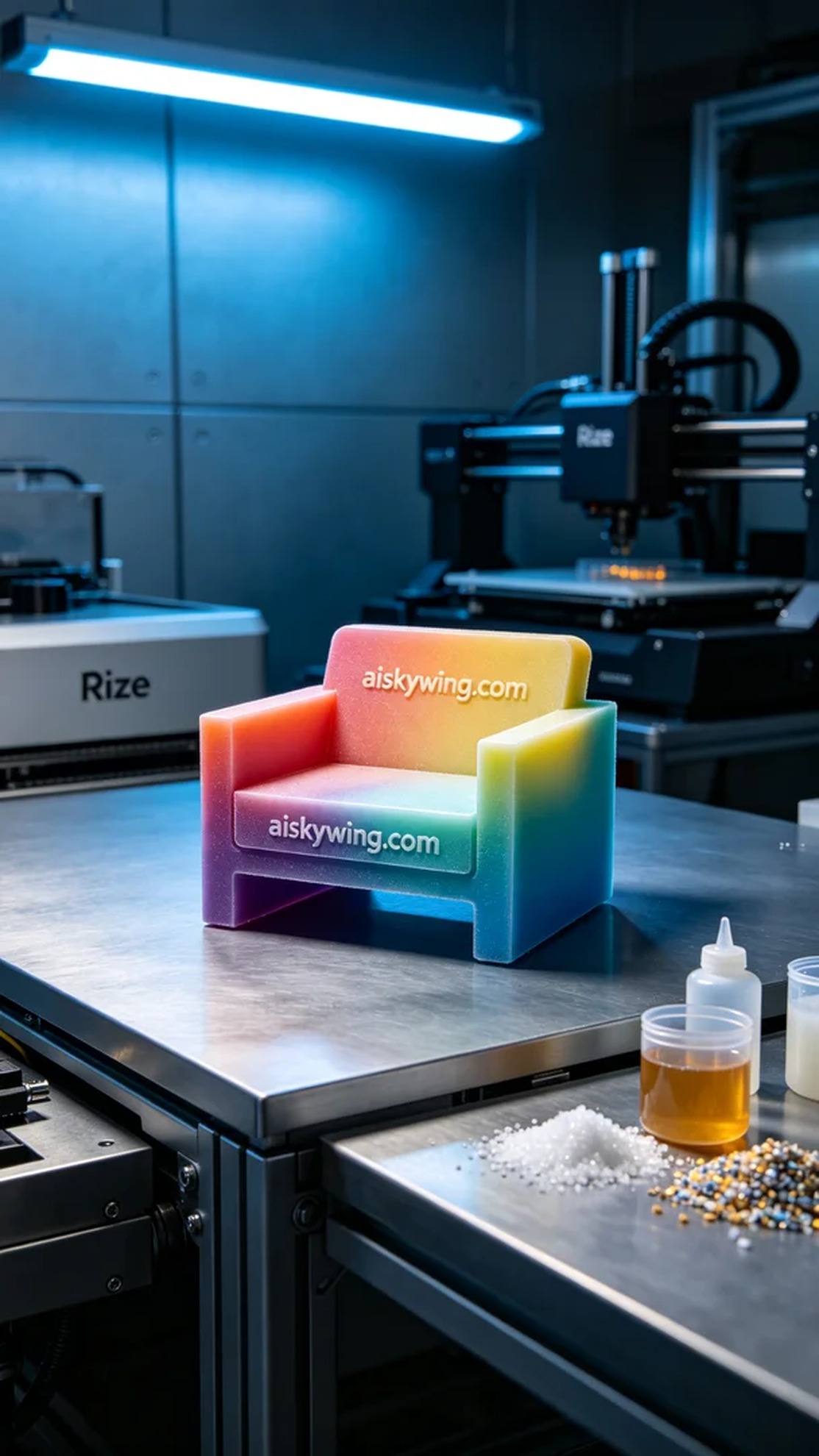 0460-Full-color 3D printed furniture model - Aiskywing Industrial 3D Printing Showcase