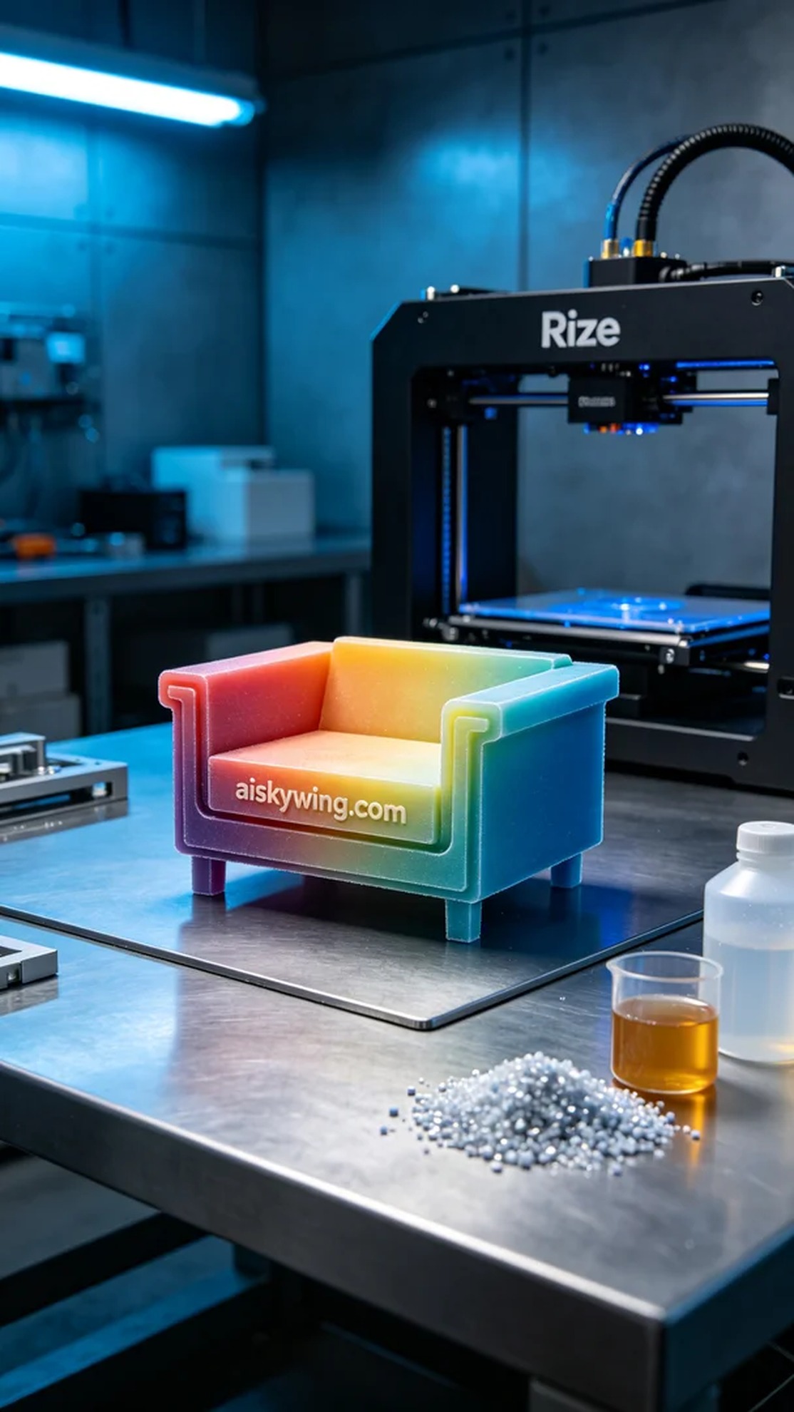 0460-Full-color 3D printed furniture model - Aiskywing Industrial 3D Printing Showcase 内容图2 Zhongshan Skywing 3D Technology Co.,LTD | 中山市天翼三维科技有限公司 0460-Full-color 3D printed furniture model - Aiskywing Industrial 3D Printing Showcase 全彩3DP-彩色模型 (FC-3DP) 图2张