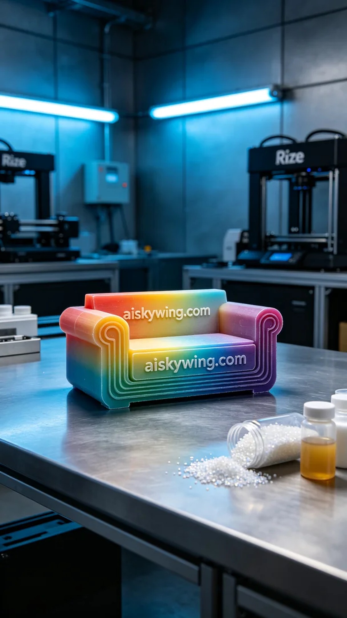 0460-Full-color 3D printed furniture model - Aiskywing Industrial 3D Printing Showcase 内容图4 Zhongshan Skywing 3D Technology Co.,LTD | 中山市天翼三维科技有限公司 0460-Full-color 3D printed furniture model - Aiskywing Industrial 3D Printing Showcase 全彩3DP-彩色模型 (FC-3DP) 图4张