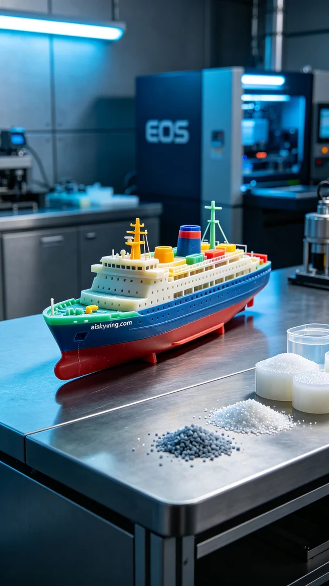 0494-Full-color 3D printed ship model - Aiskywing Industrial 3D Printing Showcase 内容图2 Zhongshan Skywing 3D Technology Co.,LTD | 中山市天翼三维科技有限公司 0494-Full-color 3D printed ship model - Aiskywing Industrial 3D Printing Showcase 全彩3DP-彩色模型 (FC-3DP) 图2张