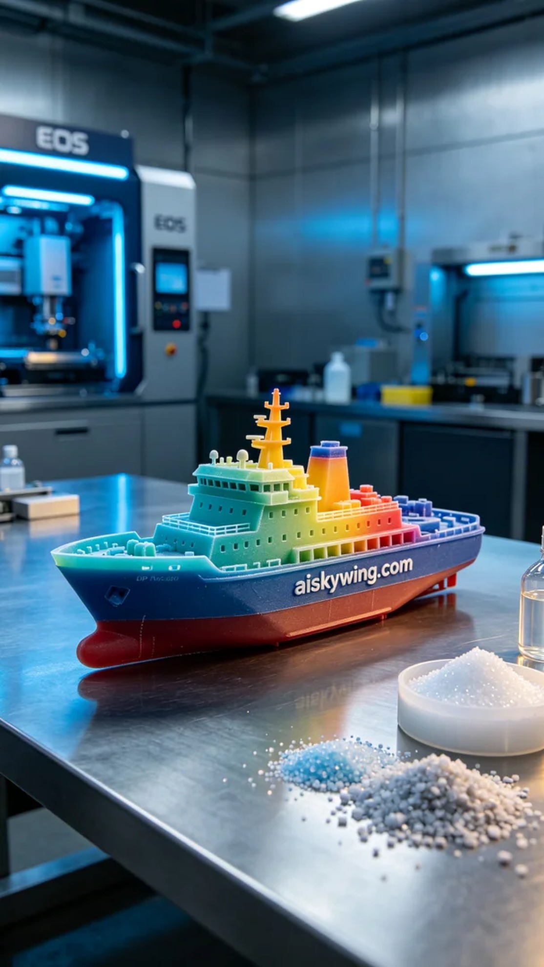 0494-Full-color 3D printed ship model - Aiskywing Industrial 3D Printing Showcase 内容图3 Zhongshan Skywing 3D Technology Co.,LTD | 中山市天翼三维科技有限公司 0494-Full-color 3D printed ship model - Aiskywing Industrial 3D Printing Showcase 全彩3DP-彩色模型 (FC-3DP) 图3张