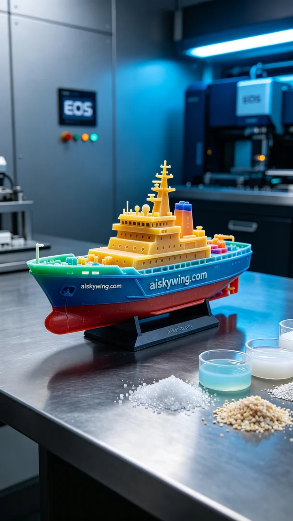 0494-Full-color 3D printed ship model - Aiskywing Industrial 3D Printing Showcase 内容图4 Zhongshan Skywing 3D Technology Co.,LTD | 中山市天翼三维科技有限公司 0494-Full-color 3D printed ship model - Aiskywing Industrial 3D Printing Showcase 全彩3DP-彩色模型 (FC-3DP) 图4张