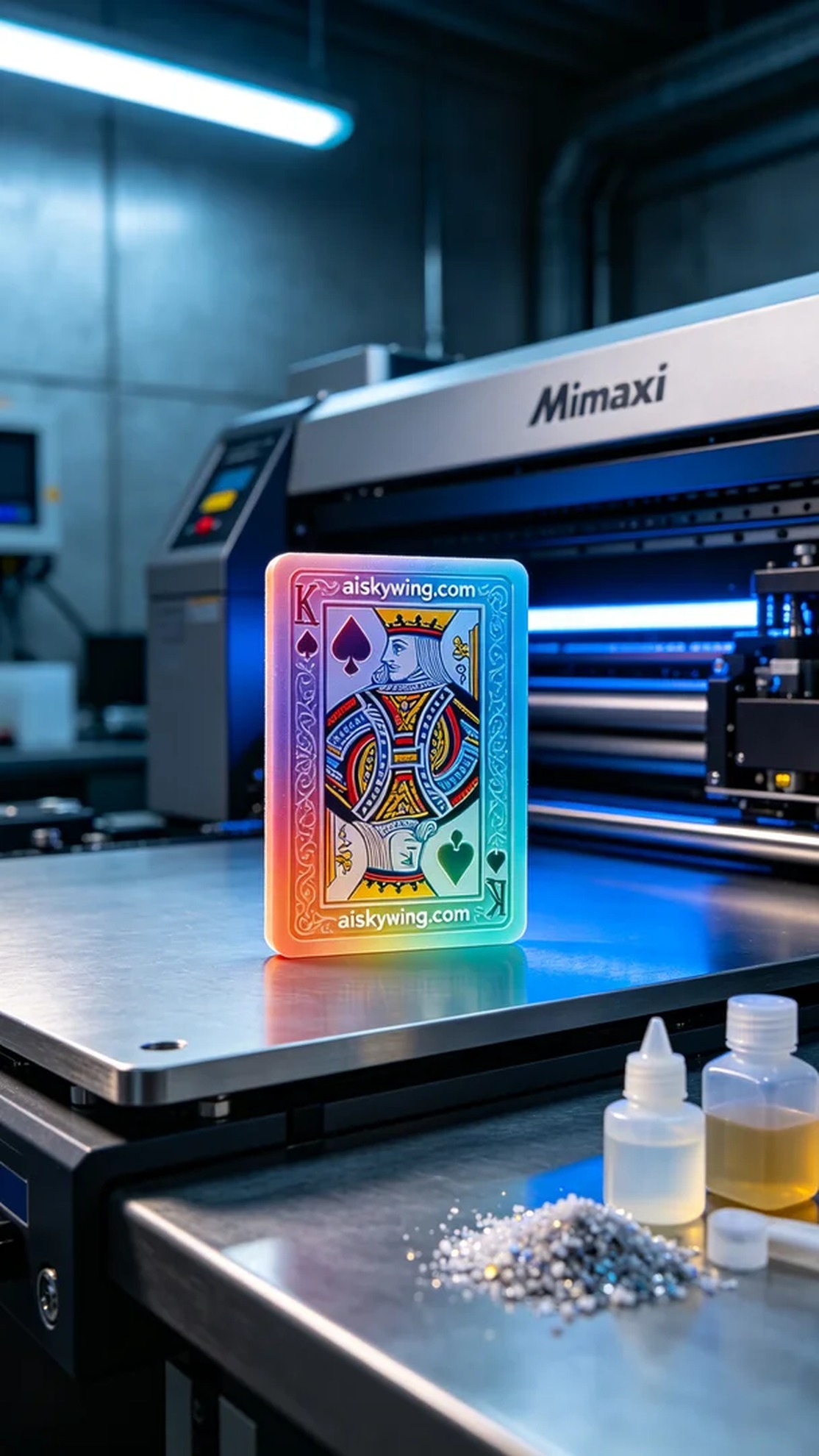 1073-Full-color 3D printed playing card model - Aiskywing Industrial 3D Printing Showcase