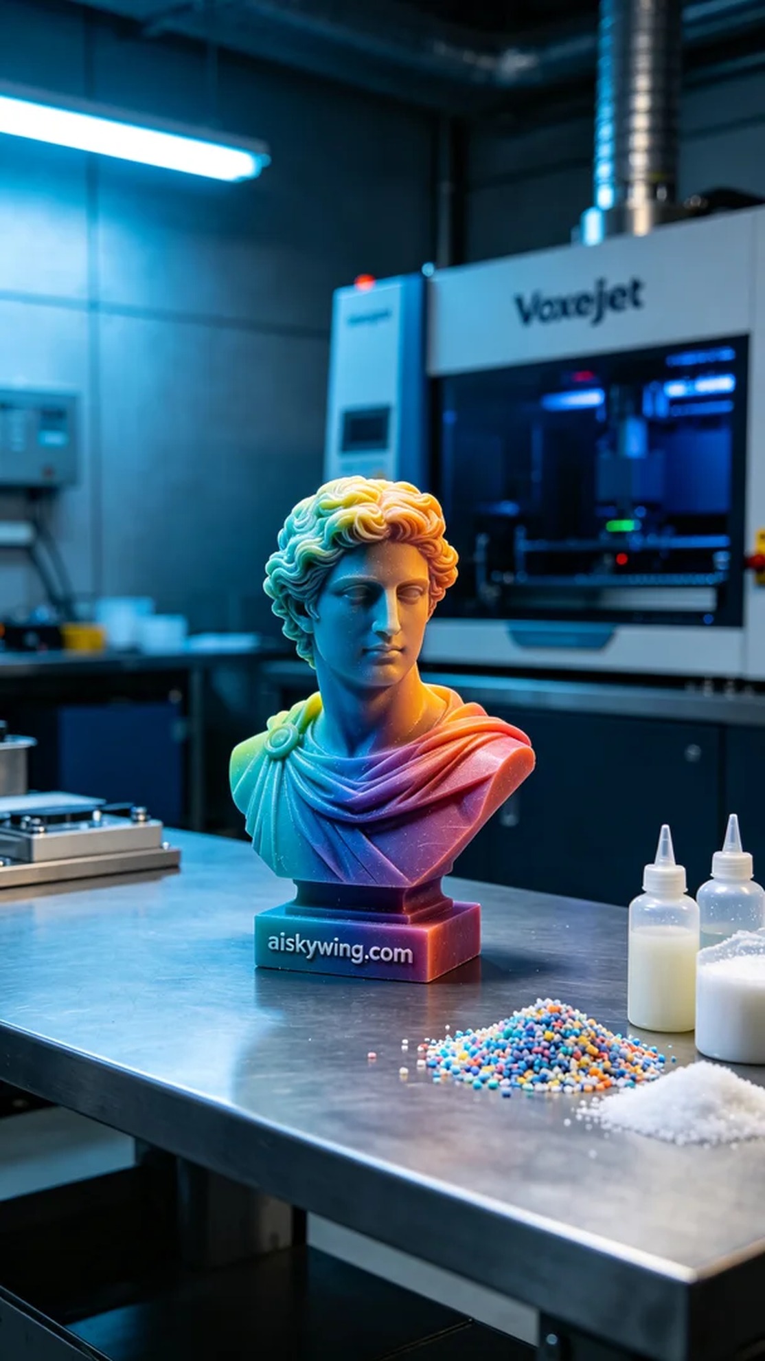 1065-Full-color 3D printed portrait model - Aiskywing Industrial 3D Printing Showcase 内容图3 Zhongshan Skywing 3D Technology Co.,LTD | 中山市天翼三维科技有限公司 1065-Full-color 3D printed portrait model - Aiskywing Industrial 3D Printing Showcase 全彩3DP-彩色模型 (FC-3DP) 图3张