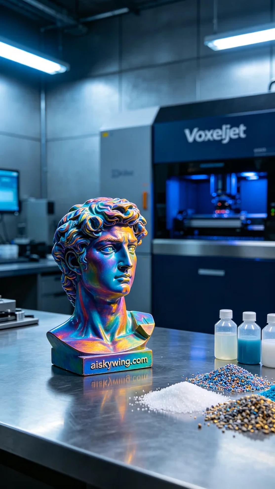 1065-Full-color 3D printed portrait model - Aiskywing Industrial 3D Printing Showcase 内容图4 Zhongshan Skywing 3D Technology Co.,LTD | 中山市天翼三维科技有限公司 1065-Full-color 3D printed portrait model - Aiskywing Industrial 3D Printing Showcase 全彩3DP-彩色模型 (FC-3DP) 图4张