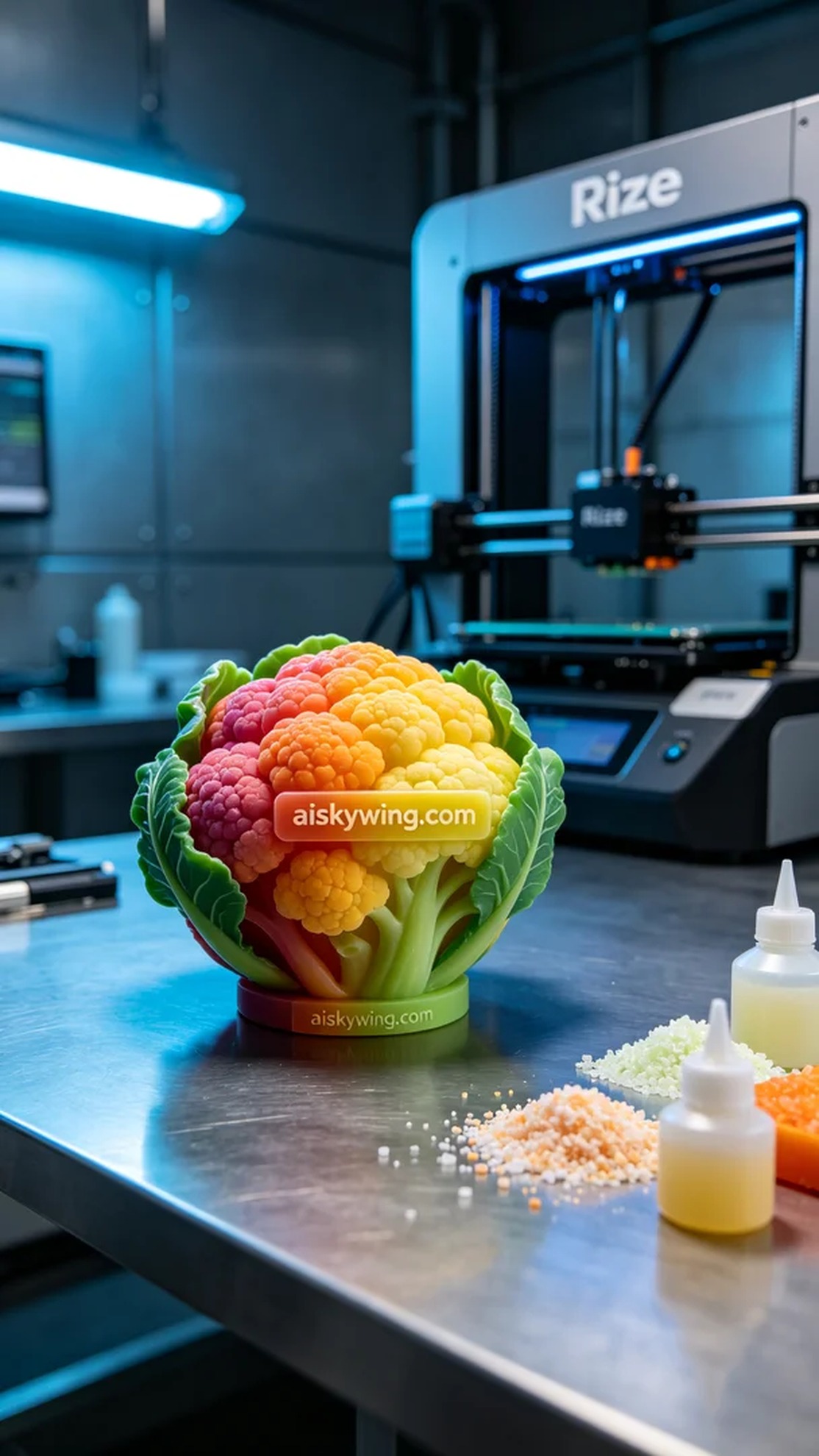 0492-Full-color 3D printed vegetable models - Aiskywing Industrial 3D Printing Showcase 内容图3 Zhongshan Skywing 3D Technology Co.,LTD | 中山市天翼三维科技有限公司 0492-Full-color 3D printed vegetable models - Aiskywing Industrial 3D Printing Showcase 全彩3DP-彩色模型 (FC-3DP) 图3张