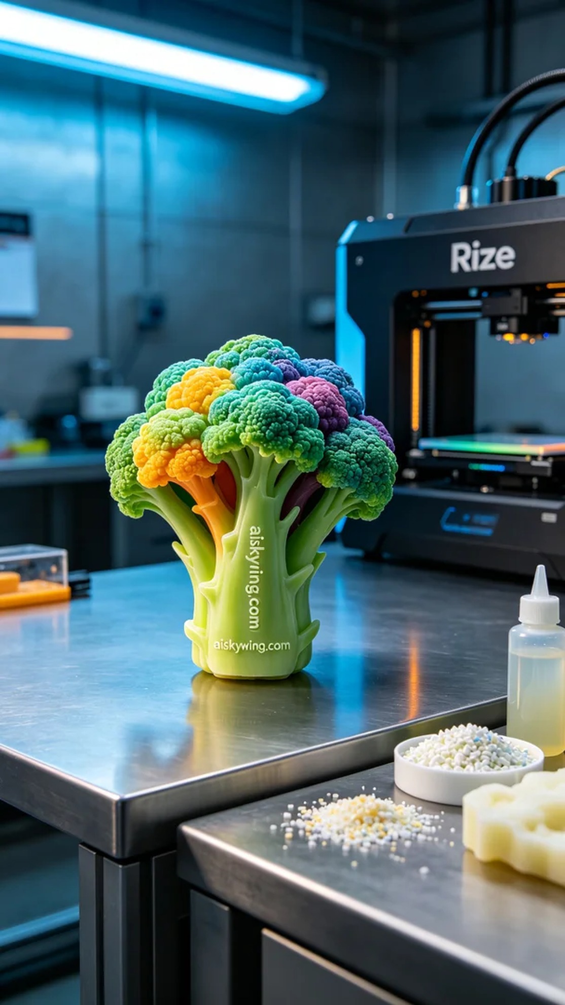 0492-Full-color 3D printed vegetable models - Aiskywing Industrial 3D Printing Showcase 内容图4 Zhongshan Skywing 3D Technology Co.,LTD | 中山市天翼三维科技有限公司 0492-Full-color 3D printed vegetable models - Aiskywing Industrial 3D Printing Showcase 全彩3DP-彩色模型 (FC-3DP) 图4张