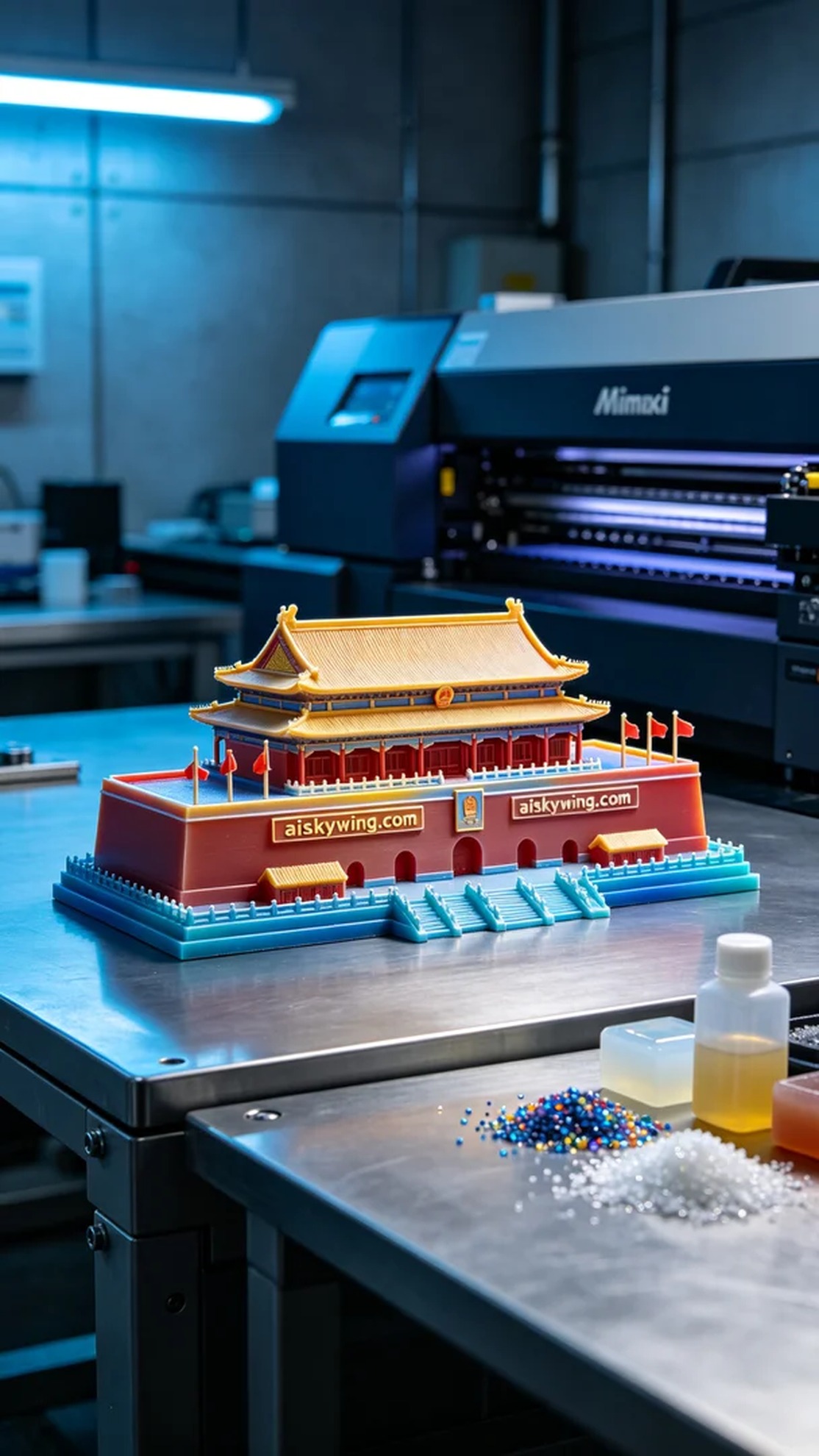 0453-Full-color 3D printed Tiananmen model - Aiskywing Industrial 3D Printing Showcase 内容图3 Zhongshan Skywing 3D Technology Co.,LTD | 中山市天翼三维科技有限公司 0453-Full-color 3D printed Tiananmen model - Aiskywing Industrial 3D Printing Showcase 全彩3DP-彩色模型 (FC-3DP) 图3张