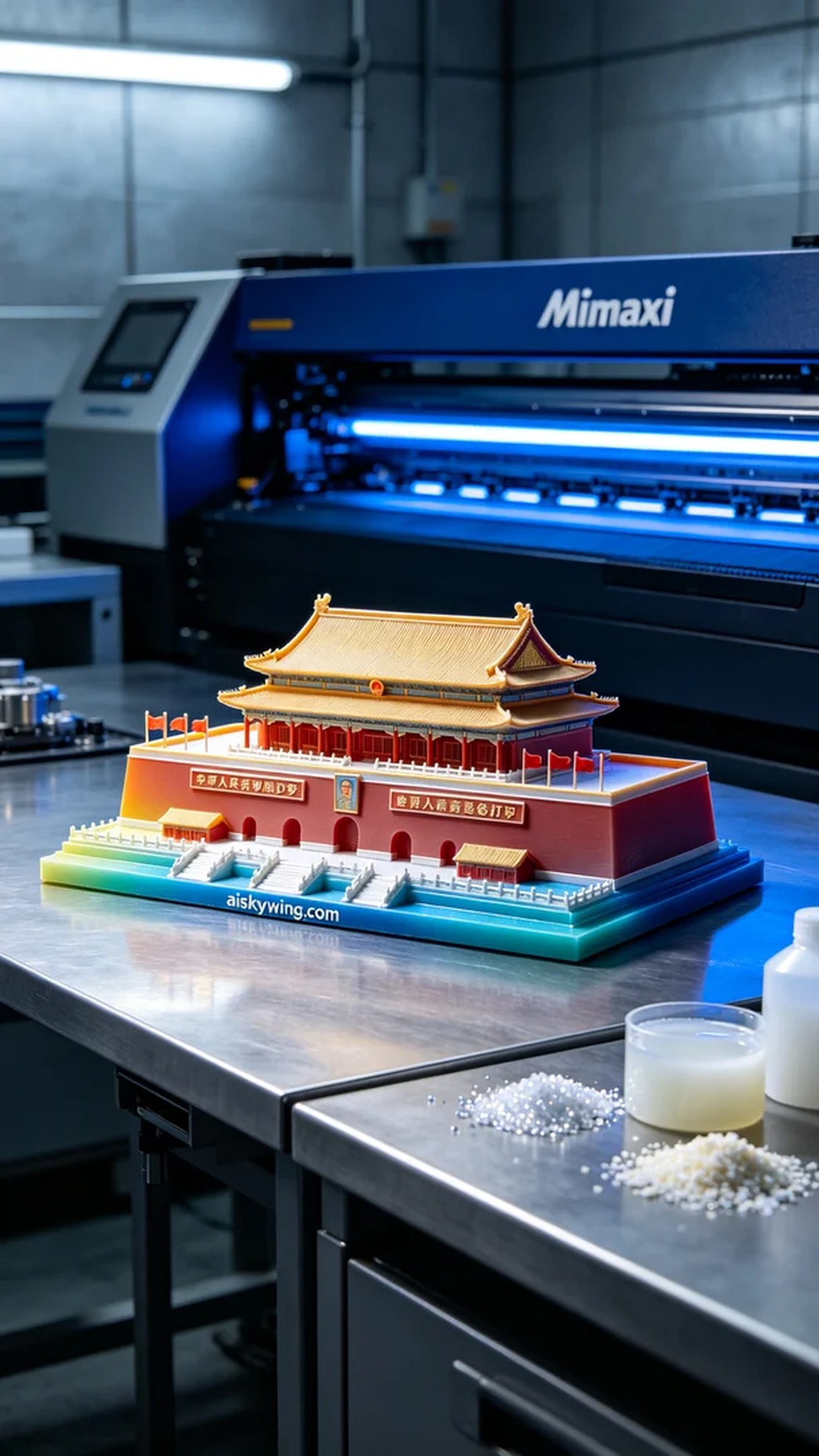 0453-Full-color 3D printed Tiananmen model - Aiskywing Industrial 3D Printing Showcase 内容图4 Zhongshan Skywing 3D Technology Co.,LTD | 中山市天翼三维科技有限公司 0453-Full-color 3D printed Tiananmen model - Aiskywing Industrial 3D Printing Showcase 全彩3DP-彩色模型 (FC-3DP) 图4张