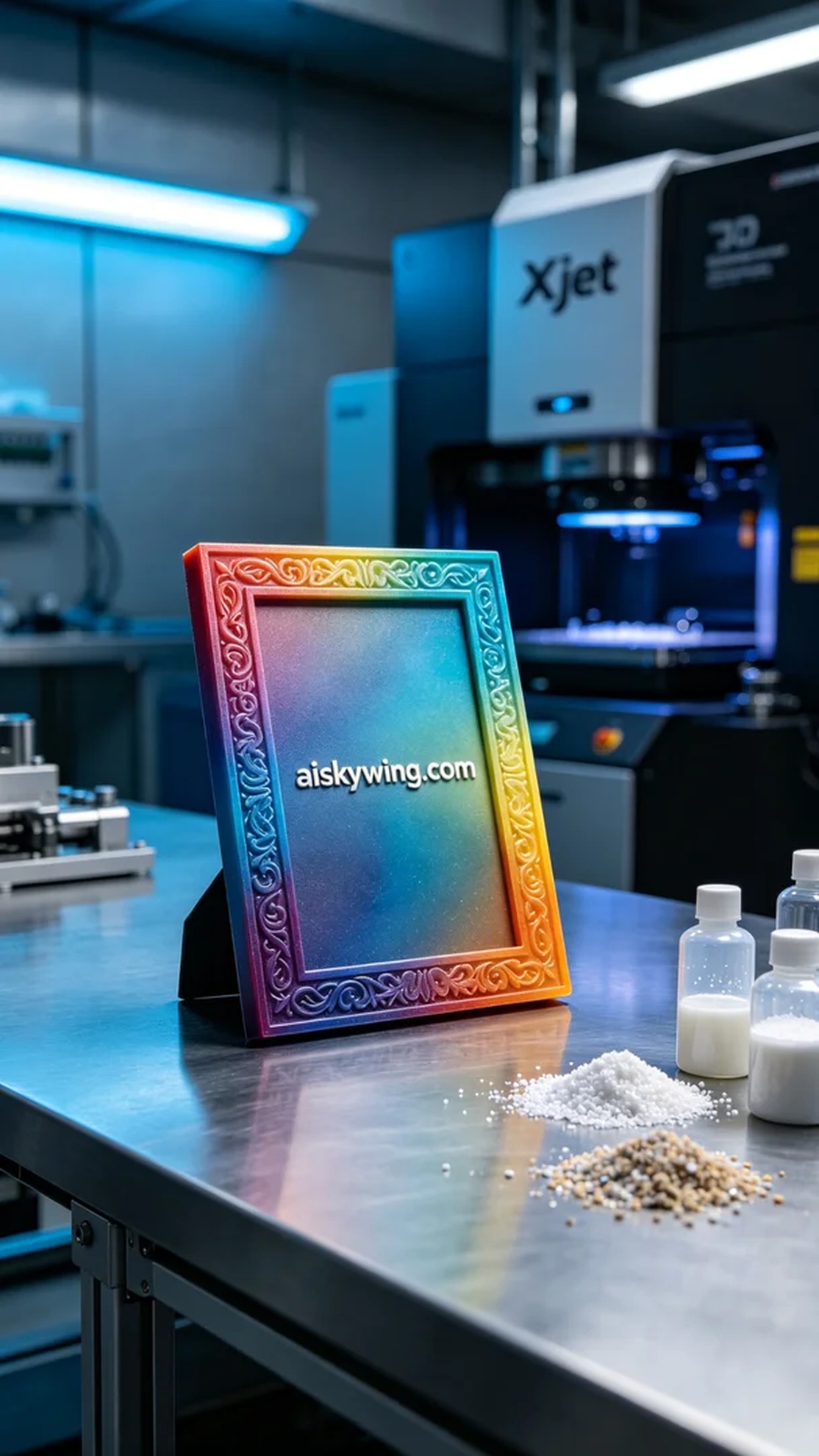 0482-Full-color 3D printed photo frame model - Aiskywing Industrial 3D Printing Showcase 内容图3 Zhongshan Skywing 3D Technology Co.,LTD | 中山市天翼三维科技有限公司 0482-Full-color 3D printed photo frame model - Aiskywing Industrial 3D Printing Showcase 全彩3DP-彩色模型 (FC-3DP) 图3张
