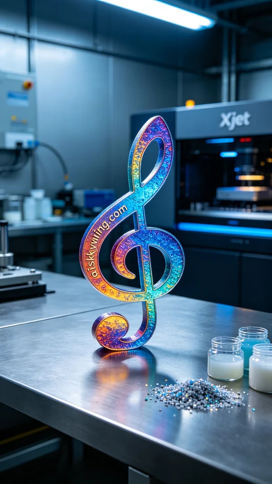 0503-Full-color 3D printed musical note model - Aiskywing Industrial 3D Printing Showcase 内容图4 Zhongshan Skywing 3D Technology Co.,LTD | 中山市天翼三维科技有限公司 0503-Full-color 3D printed musical note model - Aiskywing Industrial 3D Printing Showcase 全彩3DP-彩色模型 (FC-3DP) 图4张