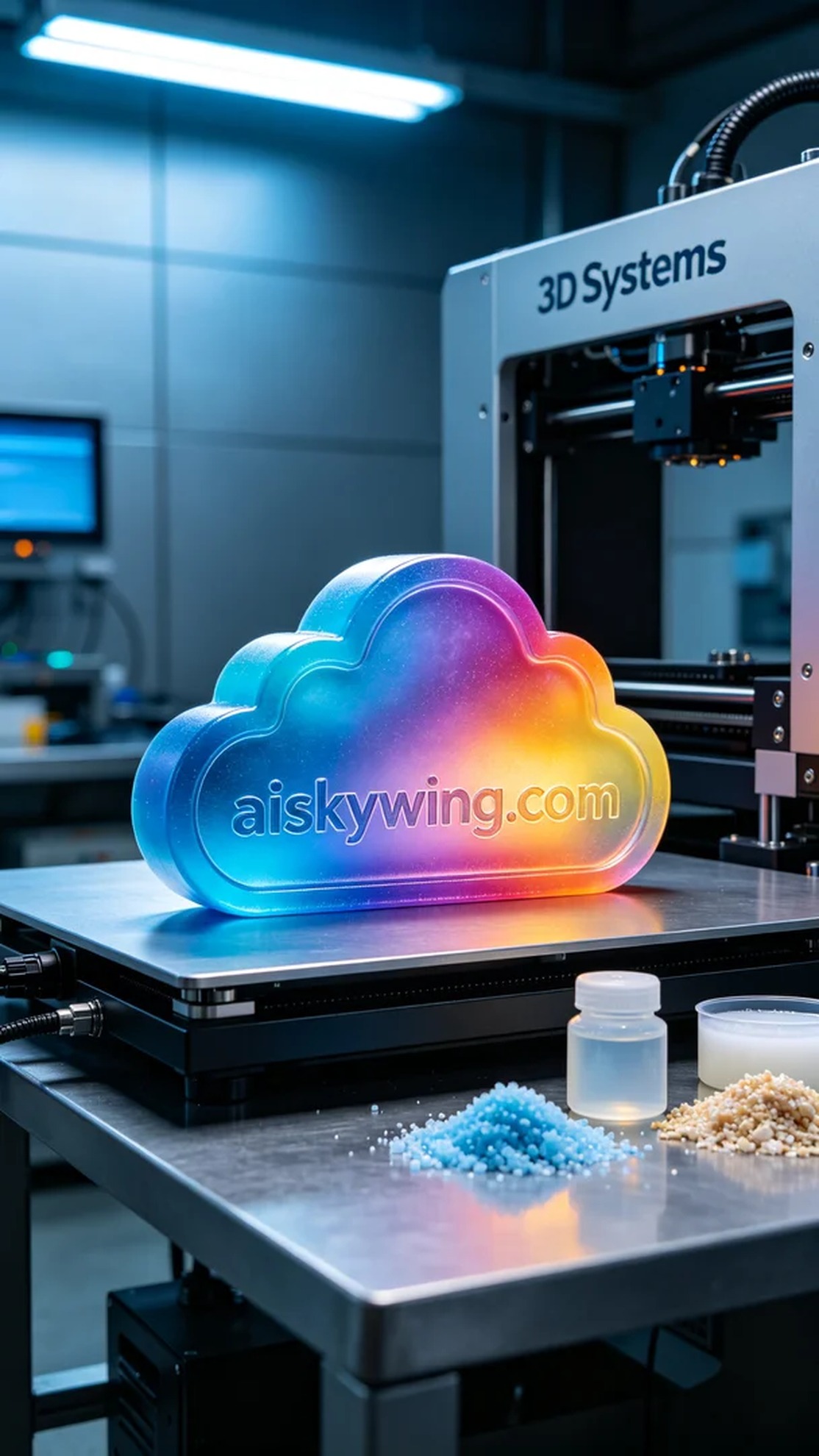 0438-Full-color 3D printed cloud model - Aiskywing Industrial 3D Printing Showcase 内容图2 Zhongshan Skywing 3D Technology Co.,LTD | 中山市天翼三维科技有限公司 0438-Full-color 3D printed cloud model - Aiskywing Industrial 3D Printing Showcase 全彩3DP-彩色模型 (FC-3DP) 图2张