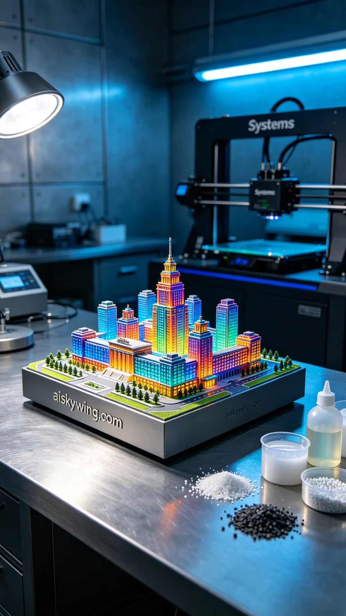 0506-Full-color architectural sand table model - Aiskywing Industrial 3D Printing Showcase