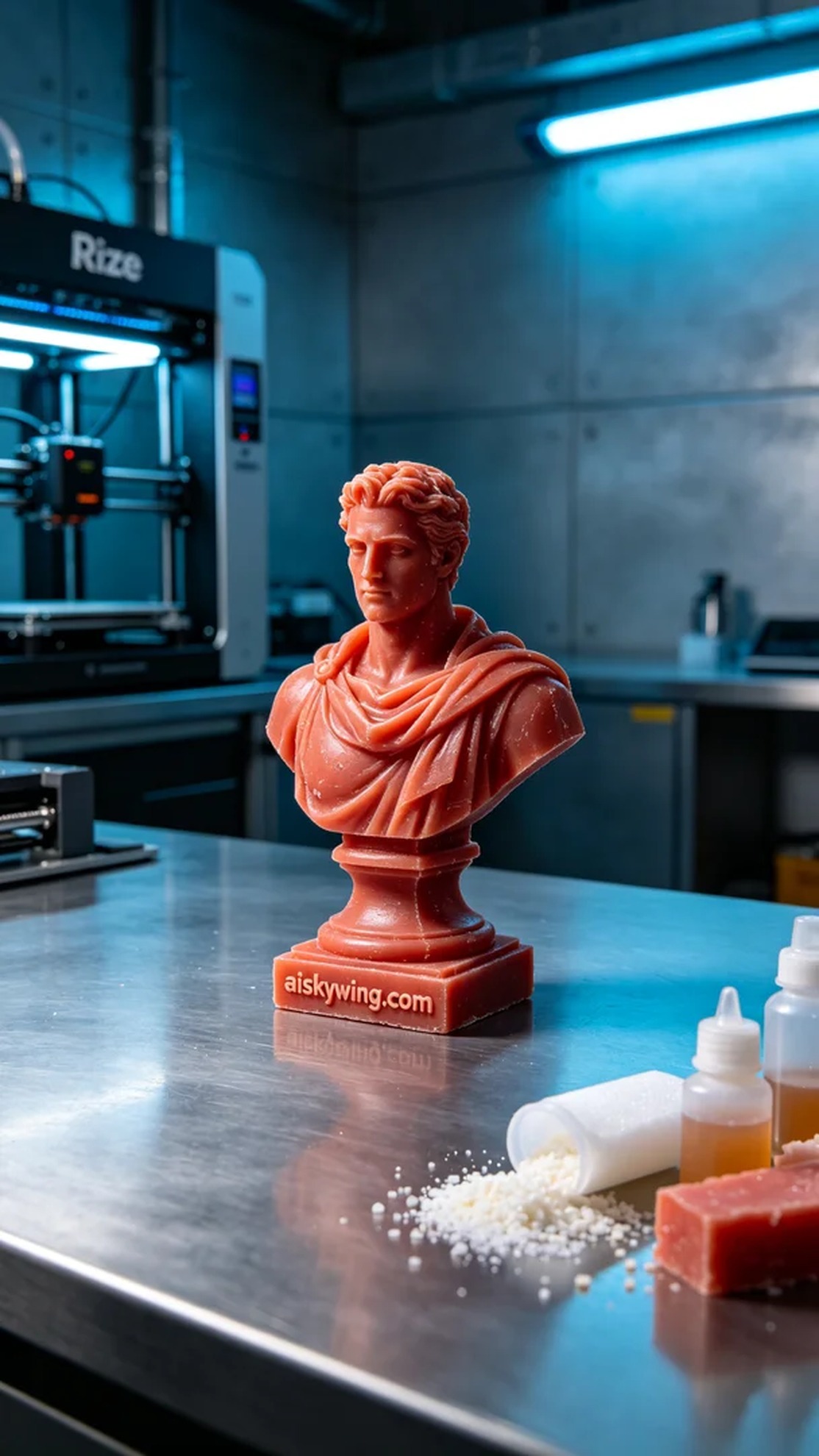 0840-Figurative Sculpture - Aiskywing Industrial 3D Printing Showcase 内容图2 Zhongshan Skywing 3D Technology Co.,LTD | 中山市天翼三维科技有限公司 0840-Figurative Sculpture - Aiskywing Industrial 3D Printing Showcase 红蜡-精密铸造 (RW-PC) 图2张