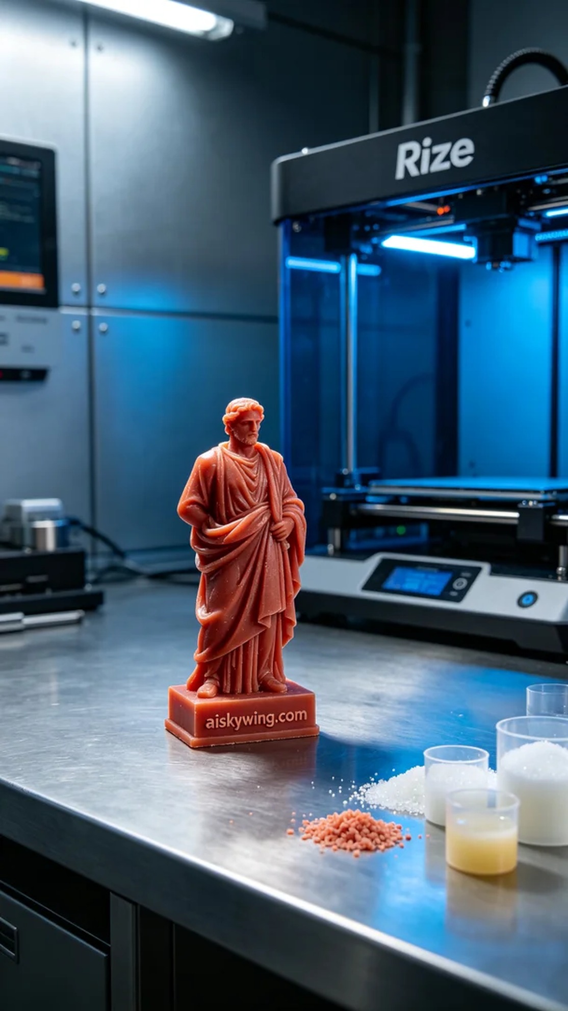 0840-Figurative Sculpture - Aiskywing Industrial 3D Printing Showcase 内容图3 Zhongshan Skywing 3D Technology Co.,LTD | 中山市天翼三维科技有限公司 0840-Figurative Sculpture - Aiskywing Industrial 3D Printing Showcase 红蜡-精密铸造 (RW-PC) 图3张