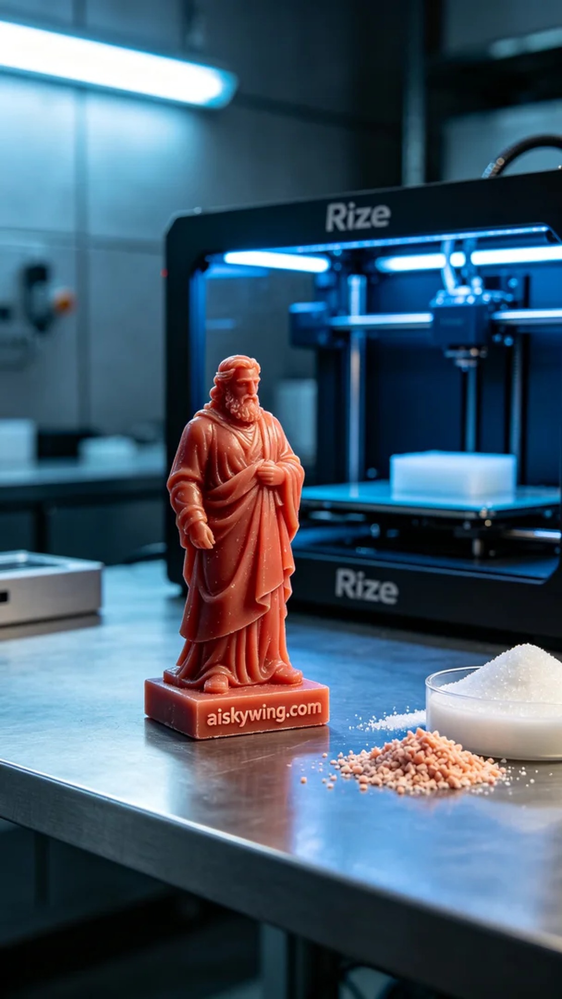 0840-Figurative Sculpture - Aiskywing Industrial 3D Printing Showcase 内容图4 Zhongshan Skywing 3D Technology Co.,LTD | 中山市天翼三维科技有限公司 0840-Figurative Sculpture - Aiskywing Industrial 3D Printing Showcase 红蜡-精密铸造 (RW-PC) 图4张