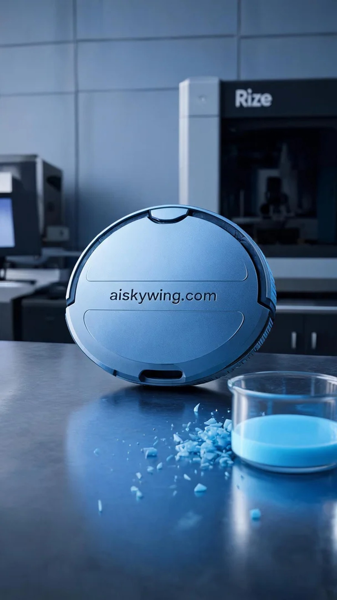 1062-The shell of the robotic vacuum cleaner - Aiskywing Industrial 3D Printing Showcase