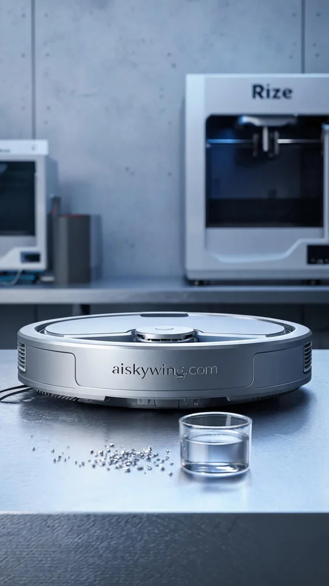 1062-The shell of the robotic vacuum cleaner - Aiskywing Industrial 3D Printing Showcase 内容图2 Zhongshan Skywing 3D Technology Co.,LTD | 中山市天翼三维科技有限公司 1062-The shell of the robotic vacuum cleaner - Aiskywing Industrial 3D Printing Showcase SLA-消费电子 (SLA-CE) 图2张