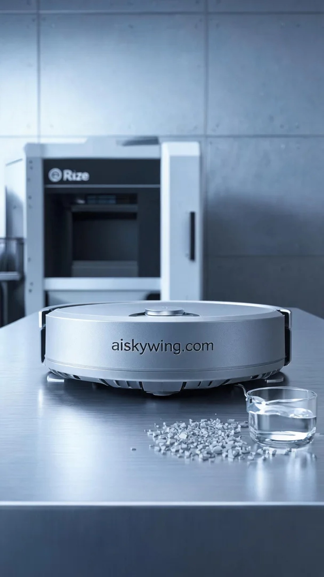 1062-The shell of the robotic vacuum cleaner - Aiskywing Industrial 3D Printing Showcase 内容图4 Zhongshan Skywing 3D Technology Co.,LTD | 中山市天翼三维科技有限公司 1062-The shell of the robotic vacuum cleaner - Aiskywing Industrial 3D Printing Showcase SLA-消费电子 (SLA-CE) 图4张