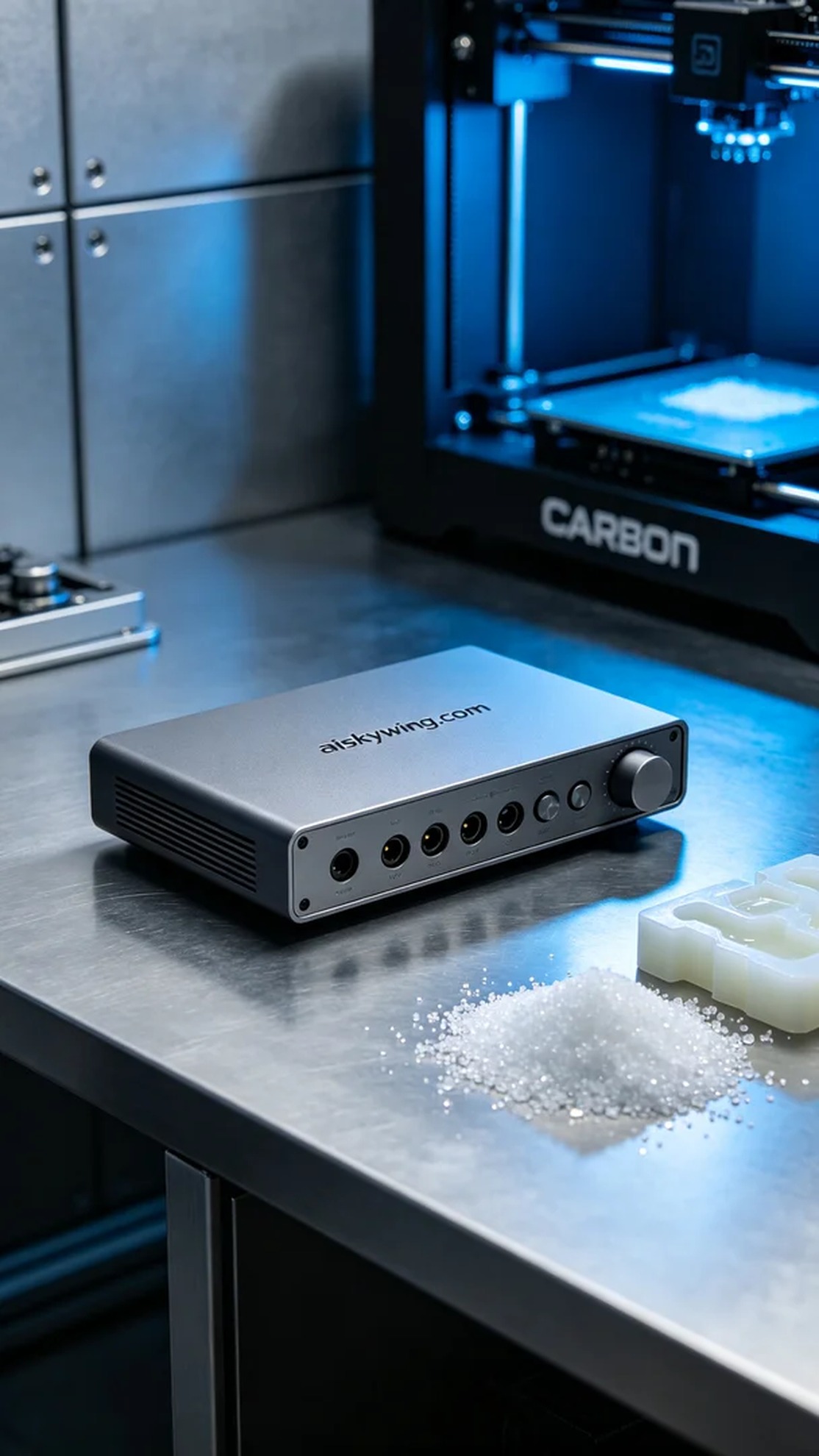 1036-Sound card shell - Aiskywing Industrial 3D Printing Showcase 内容图3 Zhongshan Skywing 3D Technology Co.,LTD | 中山市天翼三维科技有限公司 1036-Sound card shell - Aiskywing Industrial 3D Printing Showcase SLA-消费电子 (SLA-CE) 图3张