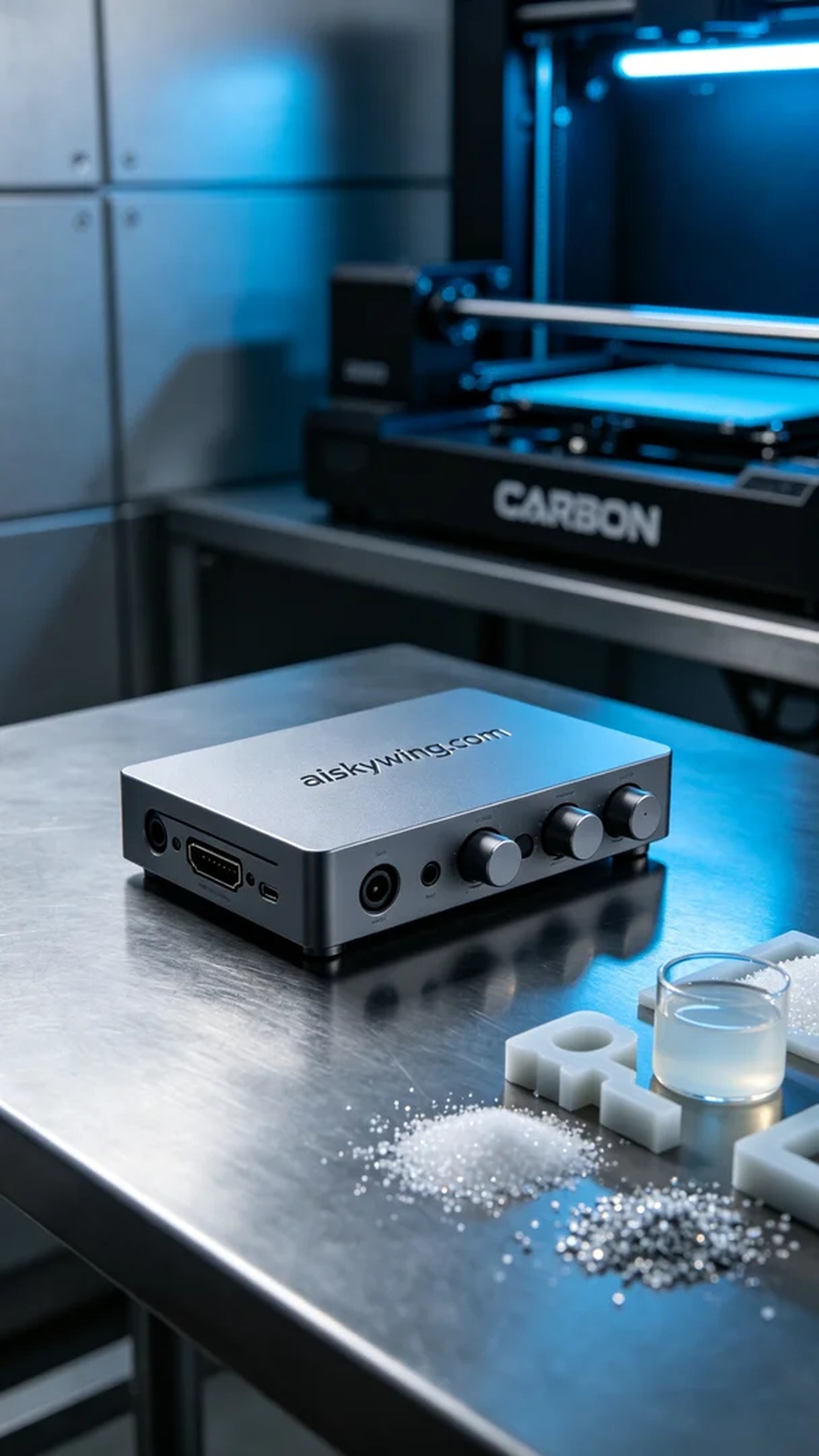 1036-Sound card shell - Aiskywing Industrial 3D Printing Showcase 内容图4 Zhongshan Skywing 3D Technology Co.,LTD | 中山市天翼三维科技有限公司 1036-Sound card shell - Aiskywing Industrial 3D Printing Showcase SLA-消费电子 (SLA-CE) 图4张