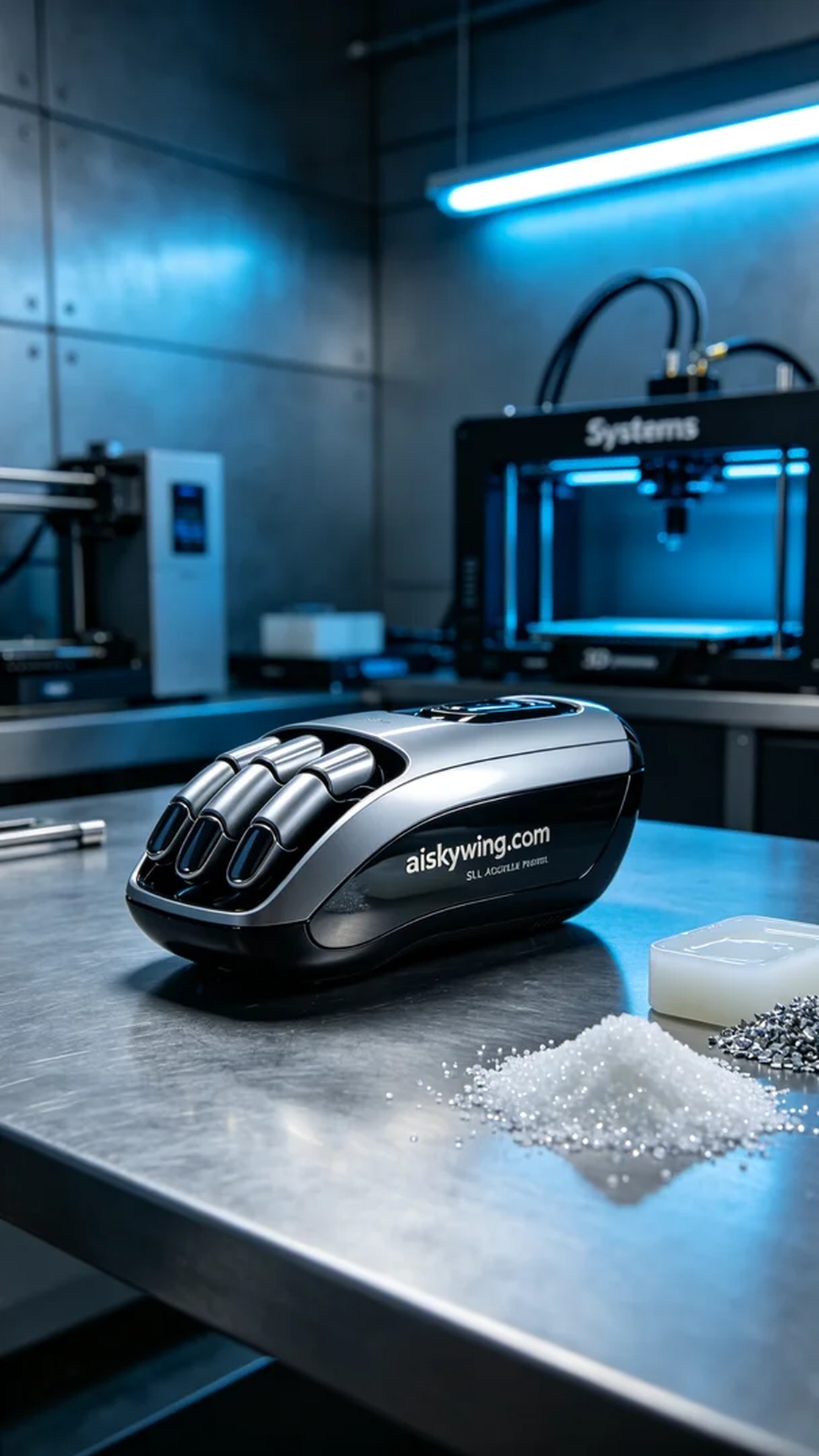 1059-Hand Massage Device Shell - Aiskywing Industrial 3D Printing Showcase 内容图3 Zhongshan Skywing 3D Technology Co.,LTD | 中山市天翼三维科技有限公司 1059-Hand Massage Device Shell - Aiskywing Industrial 3D Printing Showcase SLA-消费电子 (SLA-CE) 图3张