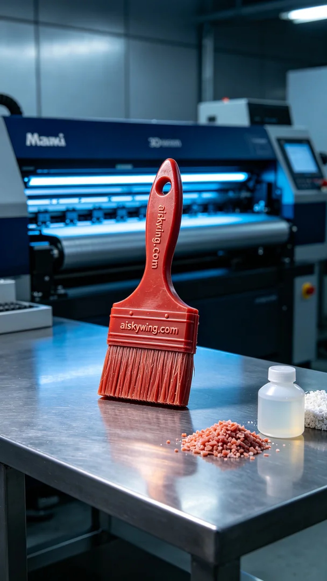 0847-Brush Handle Wax Mold - Aiskywing Industrial 3D Printing Showcase