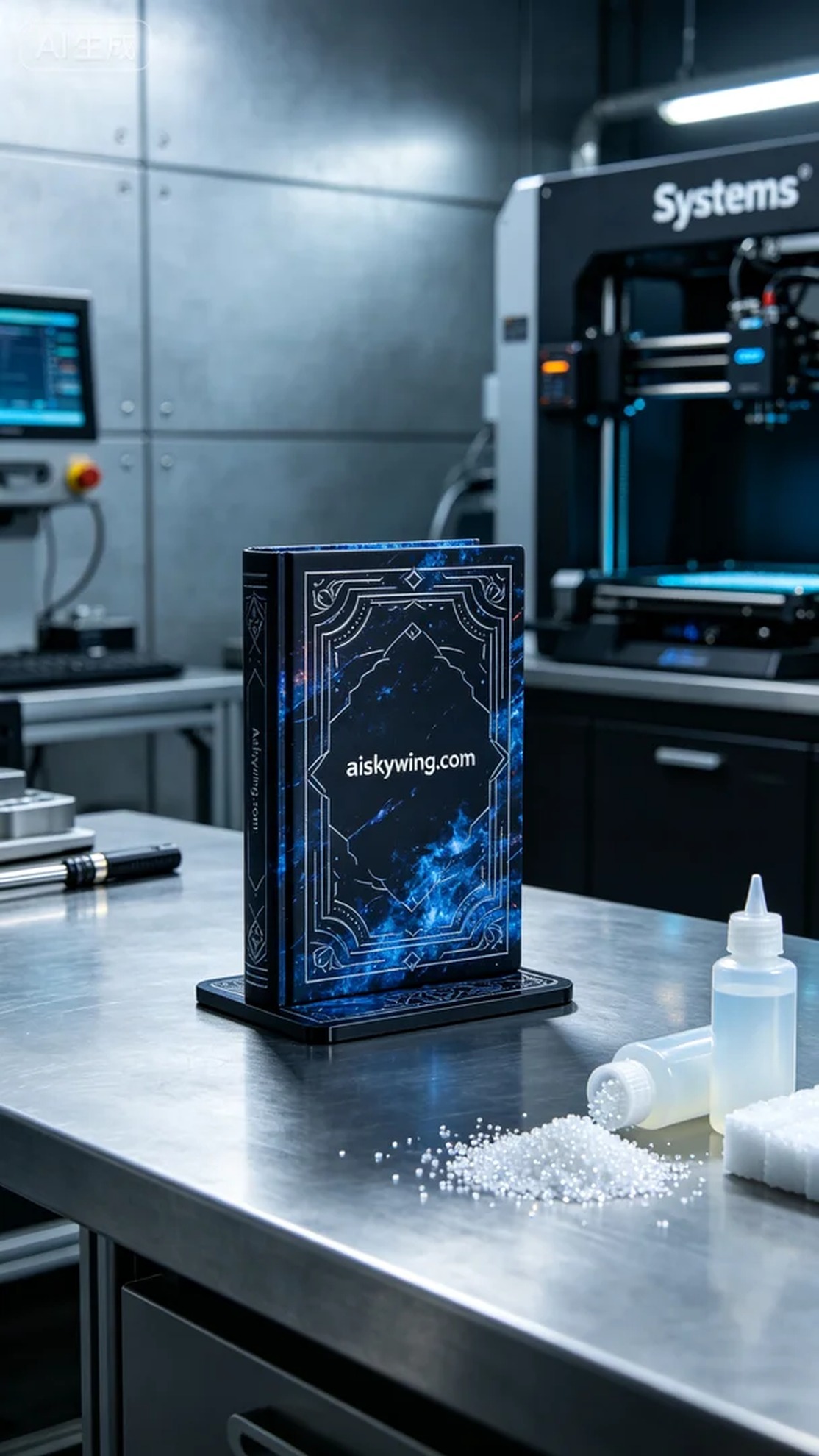 0672-Book stand - Aiskywing Industrial 3D Printing Showcase 内容图1 Zhongshan Skywing 3D Technology Co.,LTD | 中山市天翼三维科技有限公司 0672-Book stand - Aiskywing Industrial 3D Printing Showcase 全工艺-补充 (FP-S) 图1张