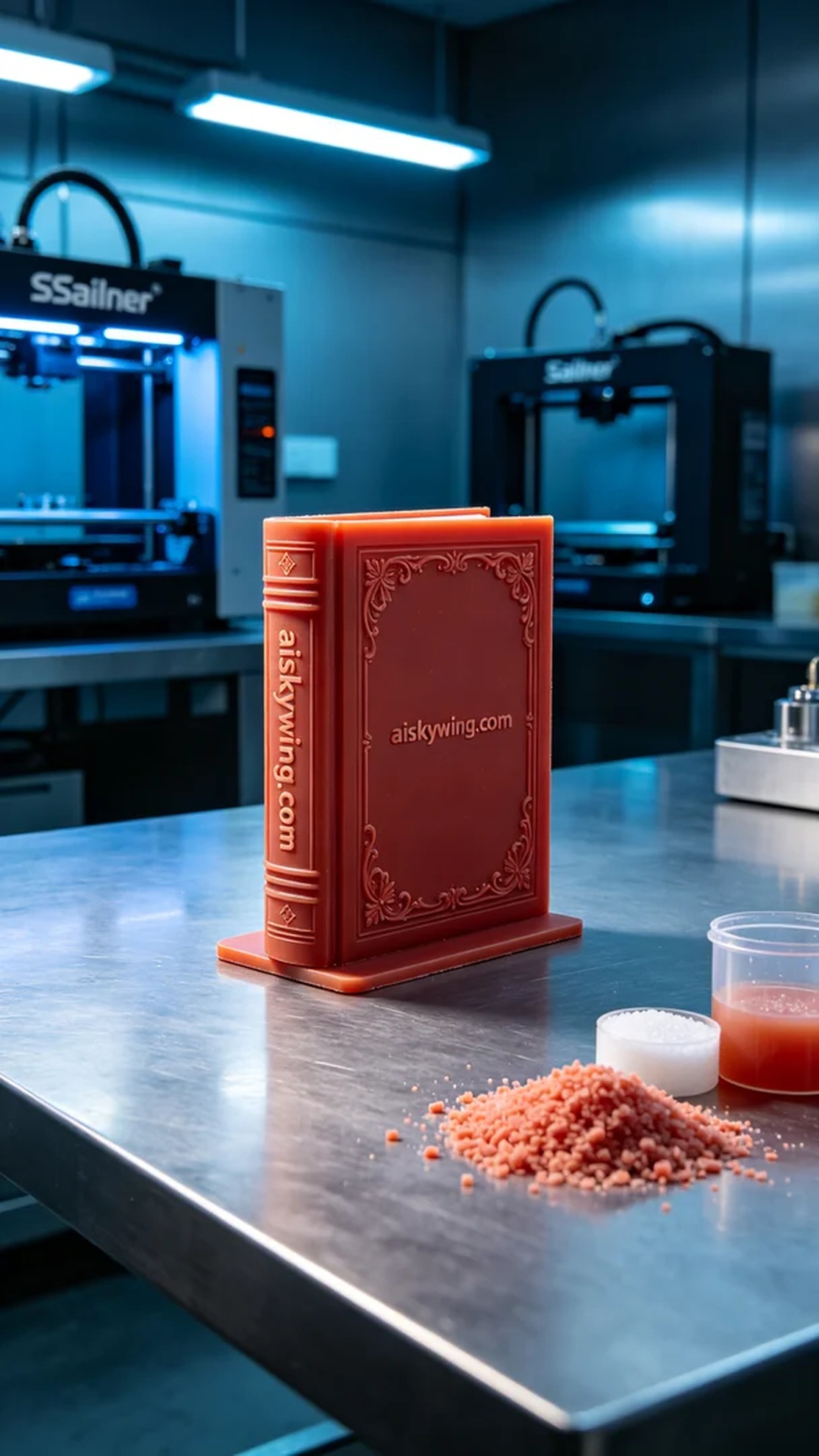 0838-Book Stand Wax Mold - Aiskywing Industrial 3D Printing Showcase 内容图4 Zhongshan Skywing 3D Technology Co.,LTD | 中山市天翼三维科技有限公司 0838-Book Stand Wax Mold - Aiskywing Industrial 3D Printing Showcase 红蜡-精密铸造 (RW-PC) 图4张