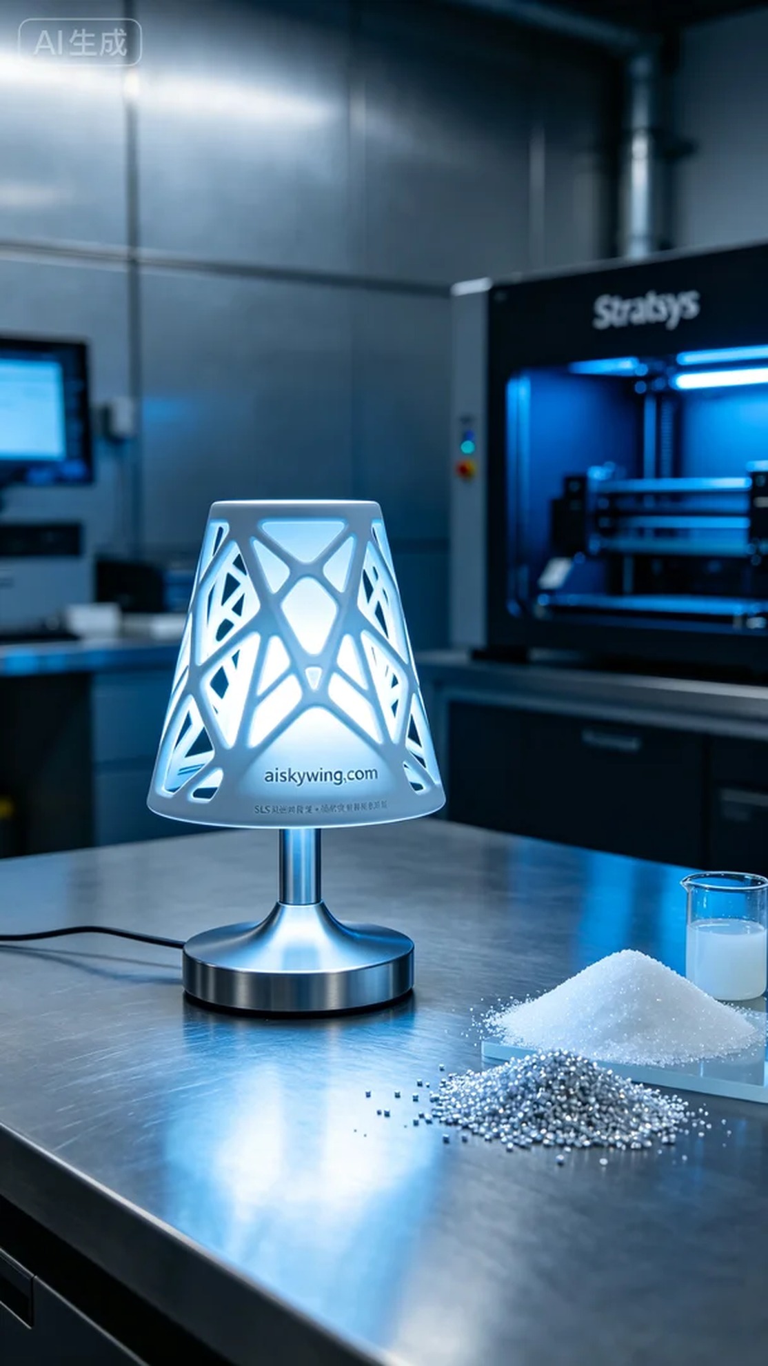 1076-Table lamp shade - Aiskywing Industrial 3D Printing Showcase 内容图1 Zhongshan Skywing 3D Technology Co.,LTD | 中山市天翼三维科技有限公司 1076-Table lamp shade - Aiskywing Industrial 3D Printing Showcase 全工艺-补充 (FP-S) 图1张