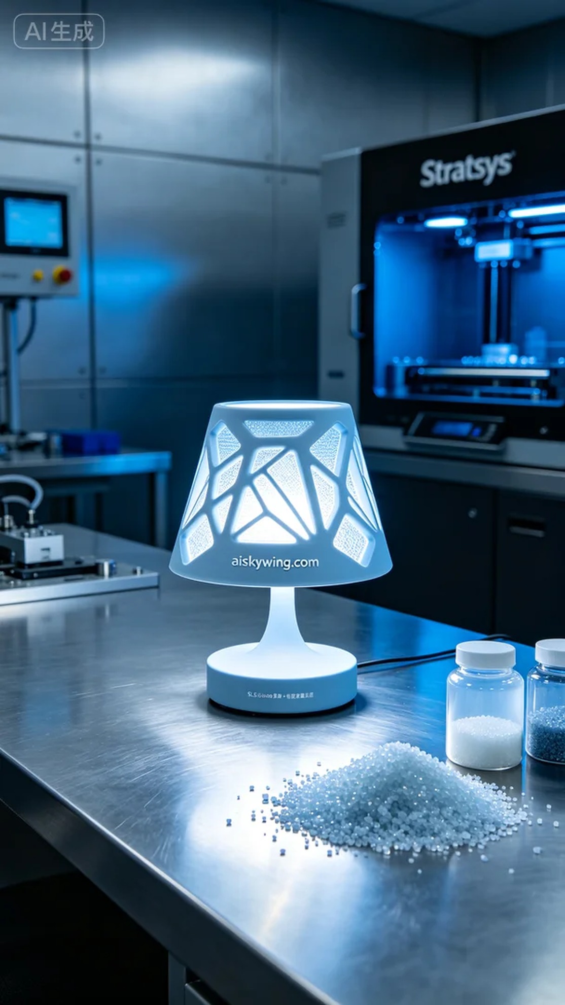 1076-Table lamp shade - Aiskywing Industrial 3D Printing Showcase 内容图2 Zhongshan Skywing 3D Technology Co.,LTD | 中山市天翼三维科技有限公司 1076-Table lamp shade - Aiskywing Industrial 3D Printing Showcase 全工艺-补充 (FP-S) 图2张