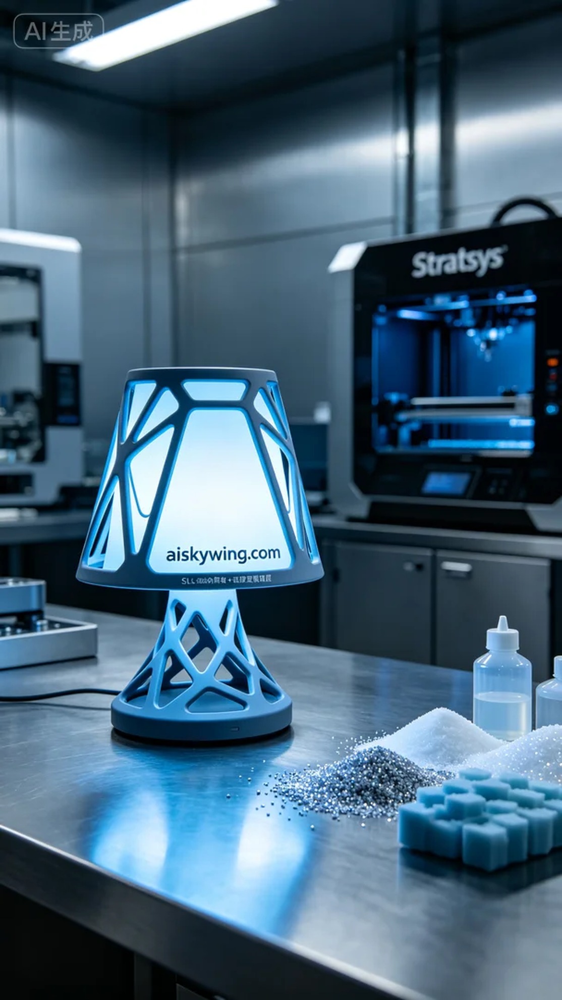 1076-Table lamp shade - Aiskywing Industrial 3D Printing Showcase 内容图3 Zhongshan Skywing 3D Technology Co.,LTD | 中山市天翼三维科技有限公司 1076-Table lamp shade - Aiskywing Industrial 3D Printing Showcase 全工艺-补充 (FP-S) 图3张