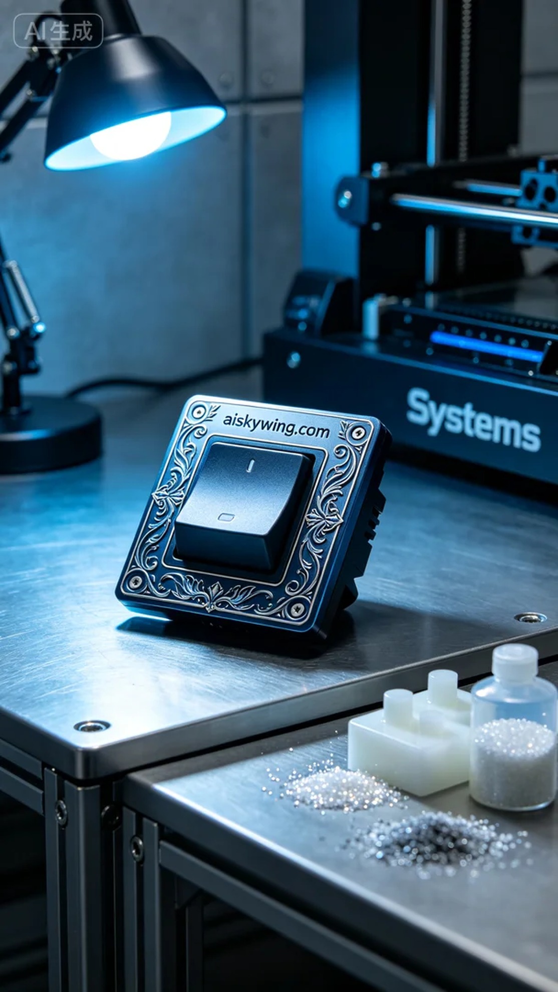 0790-Table lamp switch decoration - Aiskywing Industrial 3D Printing Showcase 内容图4 Zhongshan Skywing 3D Technology Co.,LTD | 中山市天翼三维科技有限公司 0790-Table lamp switch decoration - Aiskywing Industrial 3D Printing Showcase 全工艺-补充 (FP-S) 图4张