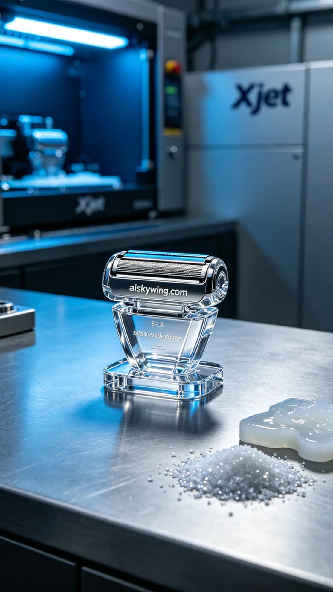 1028-Razor head holder - Aiskywing Industrial 3D Printing Showcase 内容图4 Zhongshan Skywing 3D Technology Co.,LTD | 中山市天翼三维科技有限公司 1028-Razor head holder - Aiskywing Industrial 3D Printing Showcase SLA-消费电子 (SLA-CE) 图4张