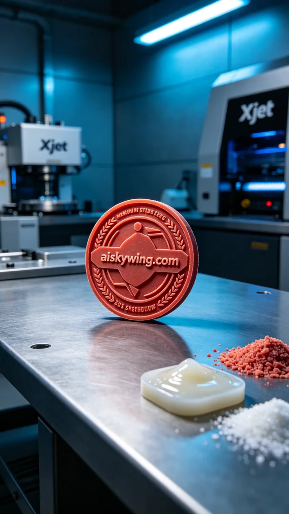 0842-Sports Commemorative Medal - Aiskywing Industrial 3D Printing Showcase 内容图1 Zhongshan Skywing 3D Technology Co.,LTD | 中山市天翼三维科技有限公司 0842-Sports Commemorative Medal - Aiskywing Industrial 3D Printing Showcase 红蜡-精密铸造 (RW-PC) 图1张