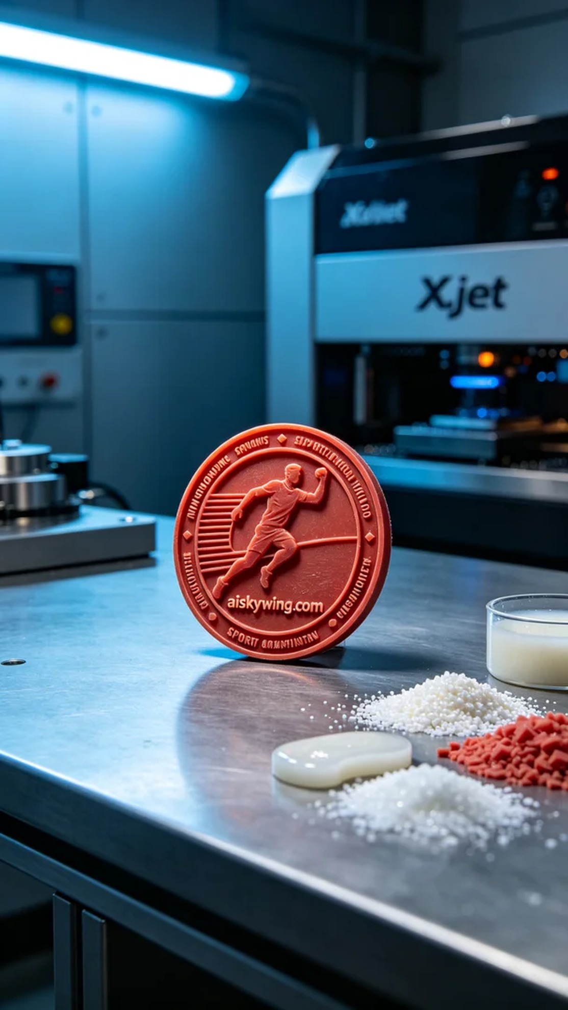 0842-Sports Commemorative Medal - Aiskywing Industrial 3D Printing Showcase 内容图2 Zhongshan Skywing 3D Technology Co.,LTD | 中山市天翼三维科技有限公司 0842-Sports Commemorative Medal - Aiskywing Industrial 3D Printing Showcase 红蜡-精密铸造 (RW-PC) 图2张