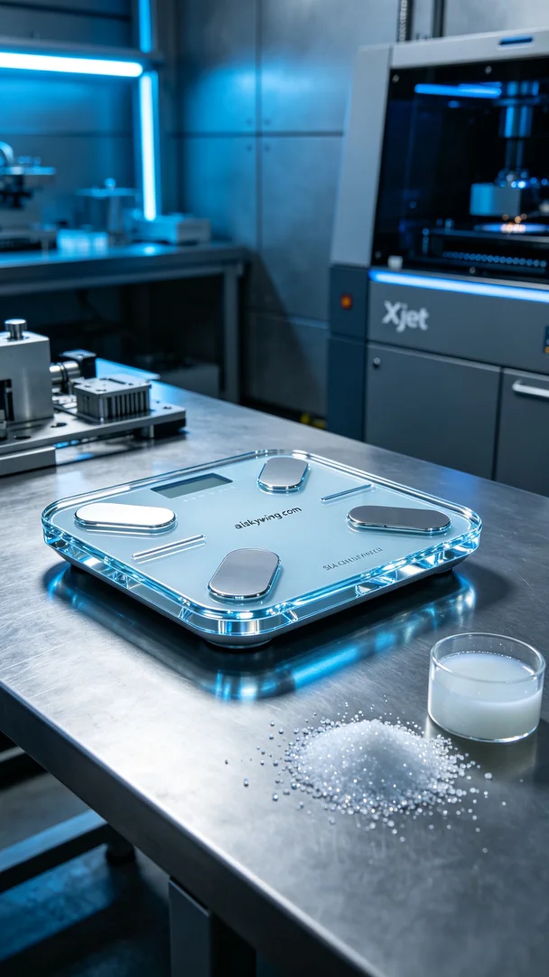 0659-Body fat scale casing - Aiskywing Industrial 3D Printing Showcase 内容图2 Zhongshan Skywing 3D Technology Co.,LTD | 中山市天翼三维科技有限公司 0659-Body fat scale casing - Aiskywing Industrial 3D Printing Showcase SLA-消费电子 (SLA-CE) 图2张