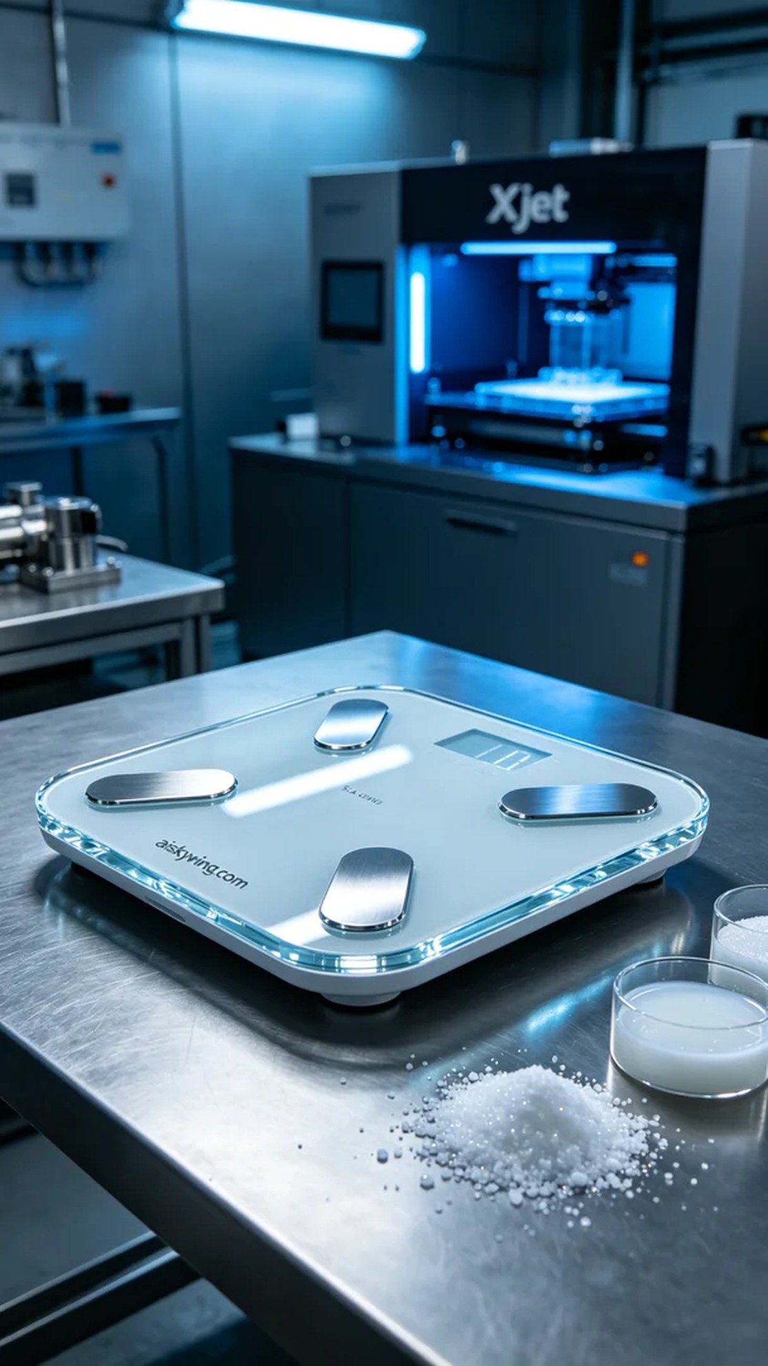 0659-Body fat scale casing - Aiskywing Industrial 3D Printing Showcase 内容图3 Zhongshan Skywing 3D Technology Co.,LTD | 中山市天翼三维科技有限公司 0659-Body fat scale casing - Aiskywing Industrial 3D Printing Showcase SLA-消费电子 (SLA-CE) 图3张