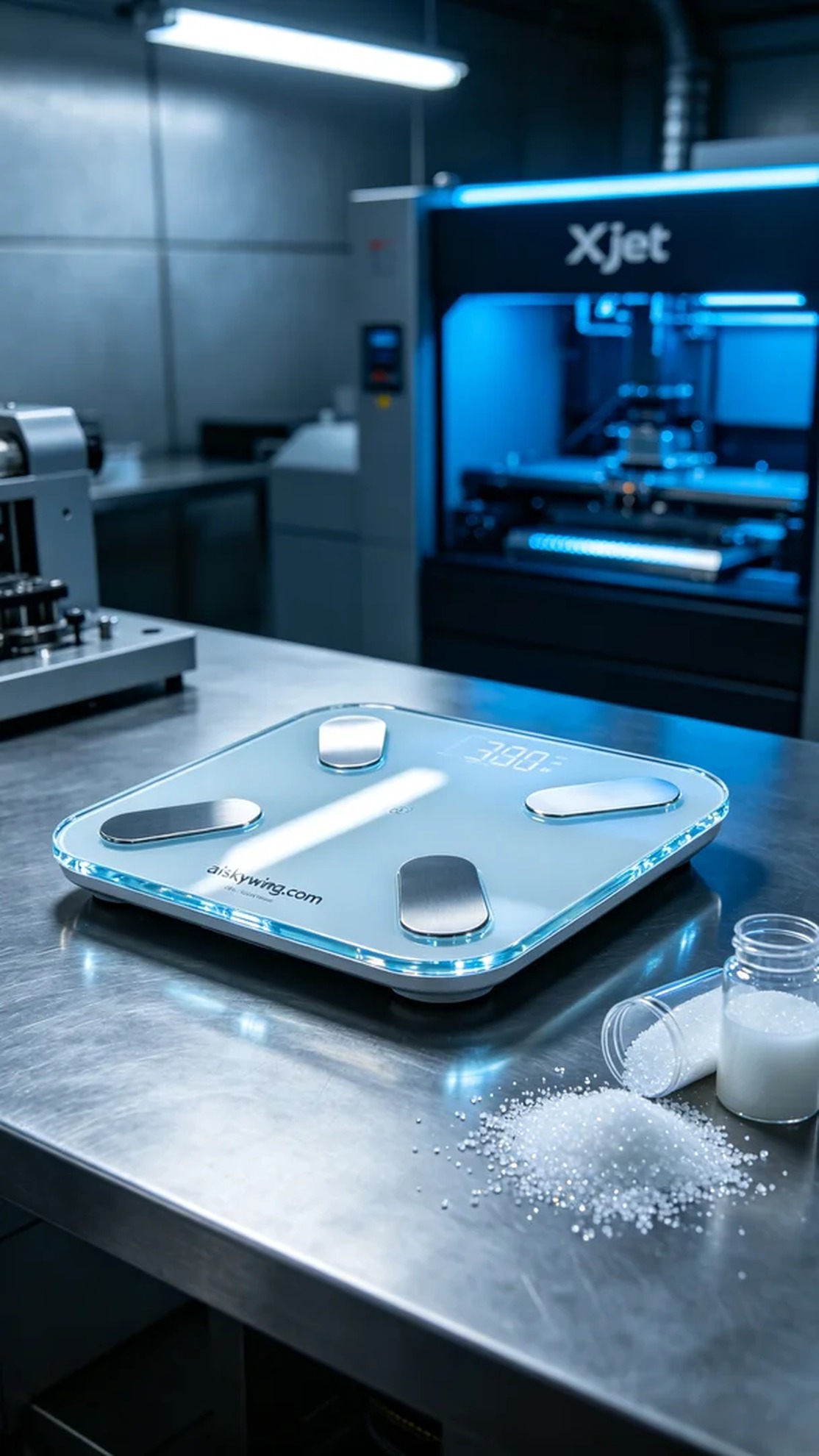0659-Body fat scale casing - Aiskywing Industrial 3D Printing Showcase 内容图4 Zhongshan Skywing 3D Technology Co.,LTD | 中山市天翼三维科技有限公司 0659-Body fat scale casing - Aiskywing Industrial 3D Printing Showcase SLA-消费电子 (SLA-CE) 图4张
