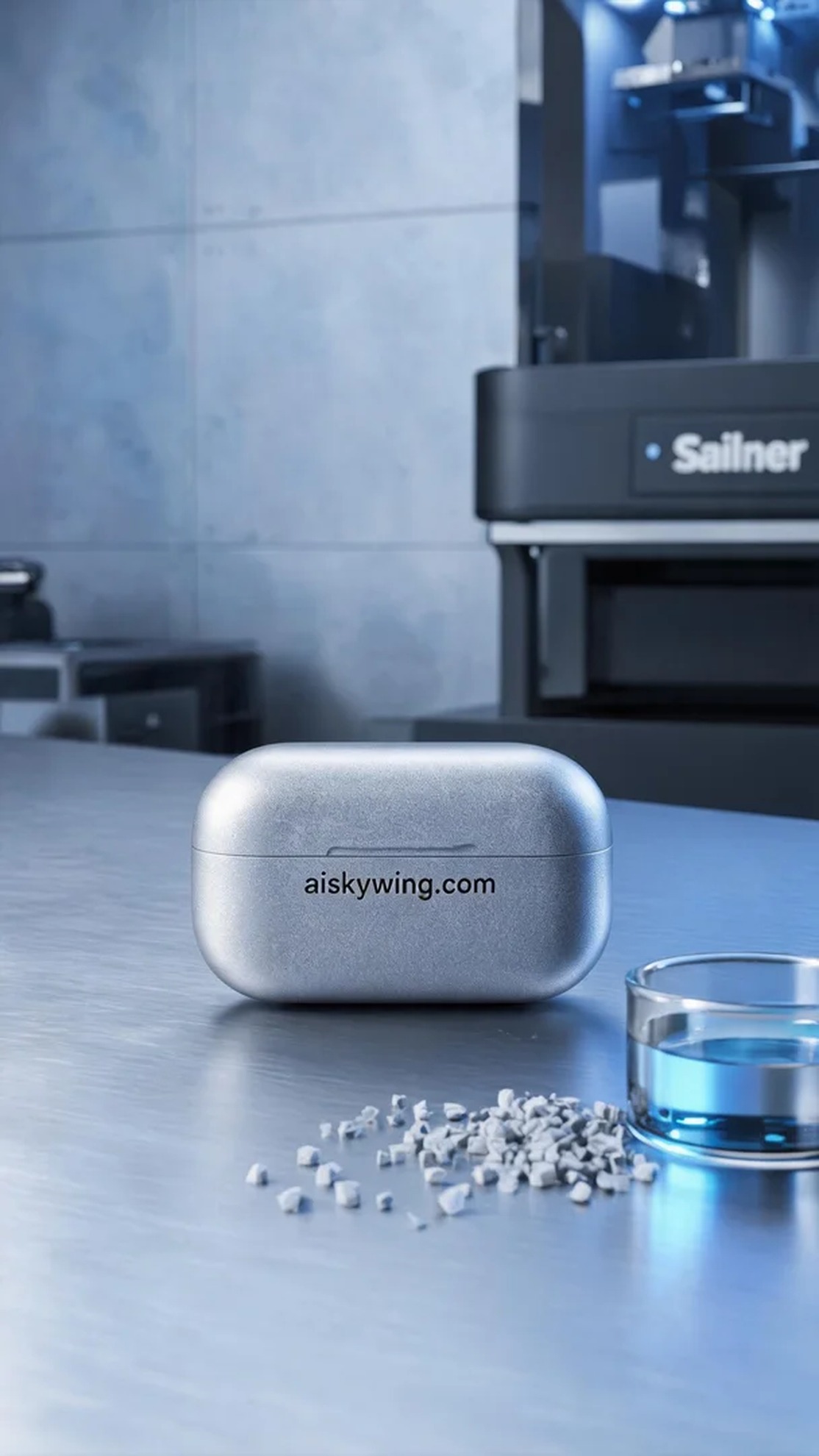 0558-TWS Bluetooth earphone charging case - Aiskywing Industrial 3D Printing Showcase 内容图2 Zhongshan Skywing 3D Technology Co.,LTD | 中山市天翼三维科技有限公司 0558-TWS Bluetooth earphone charging case - Aiskywing Industrial 3D Printing Showcase SLA-消费电子 (SLA-CE) 图2张